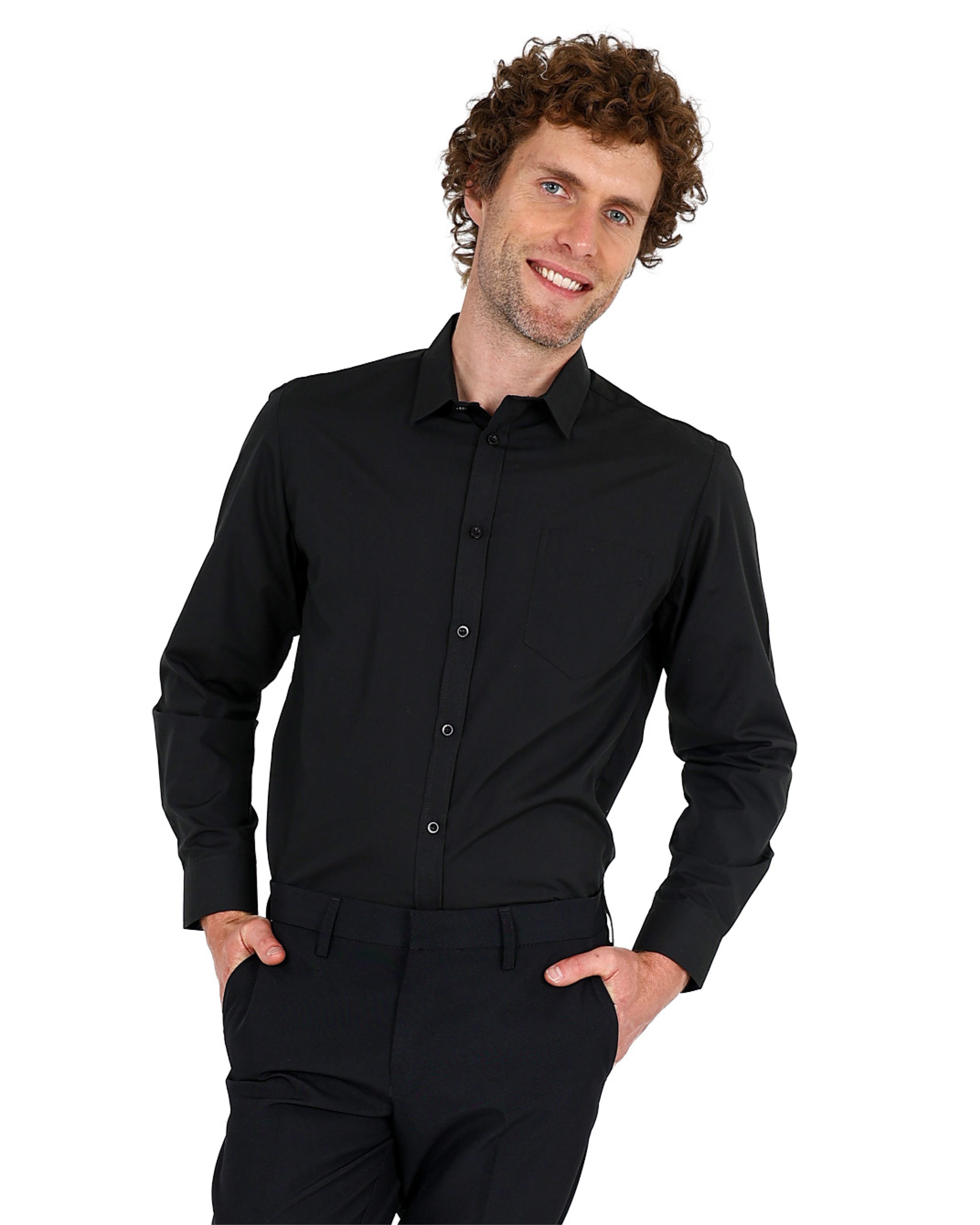 Black Long Sleeve Formal Shirt