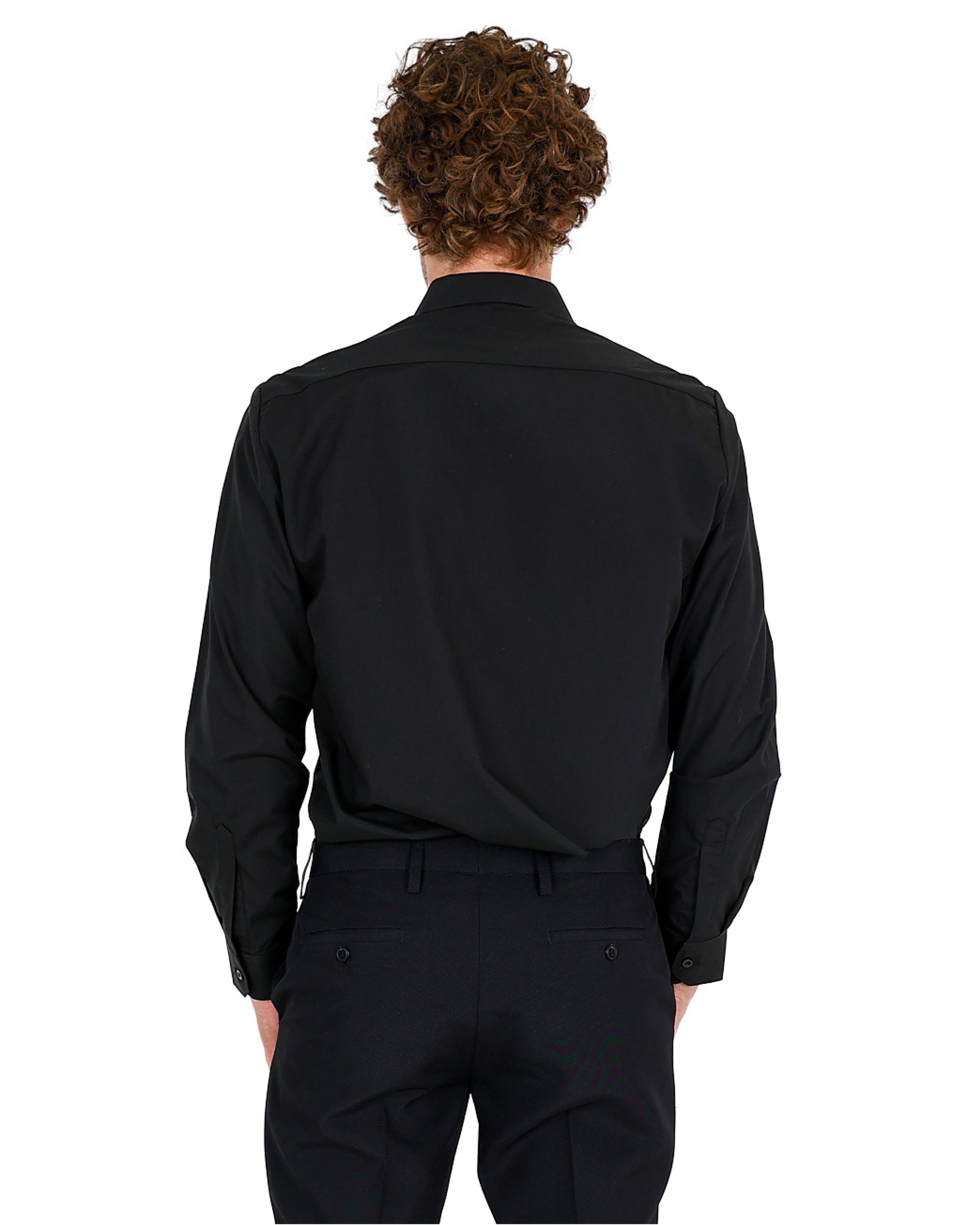 Black Long Sleeve Formal Shirt