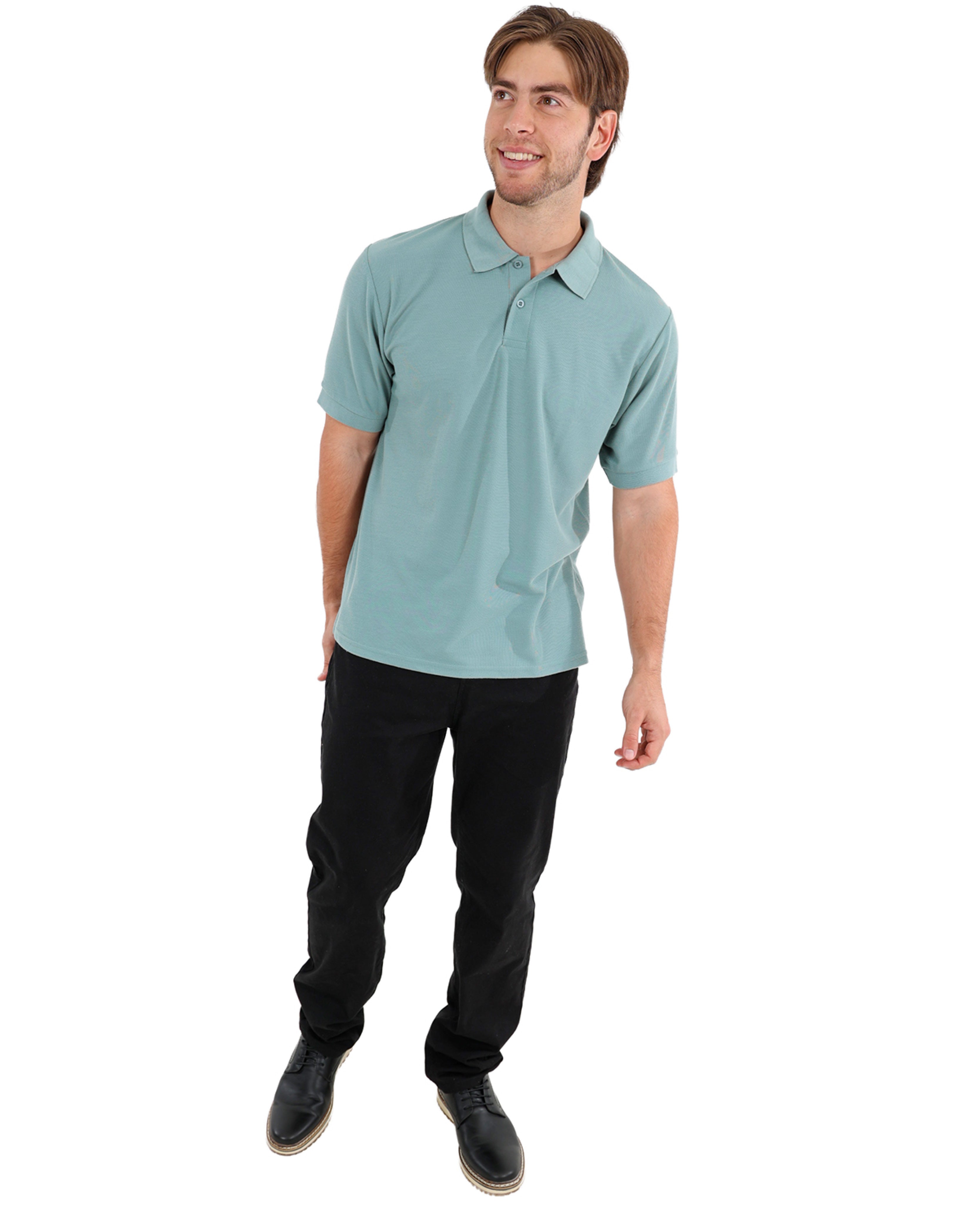 Pique Mint Short Sleeve Golfer