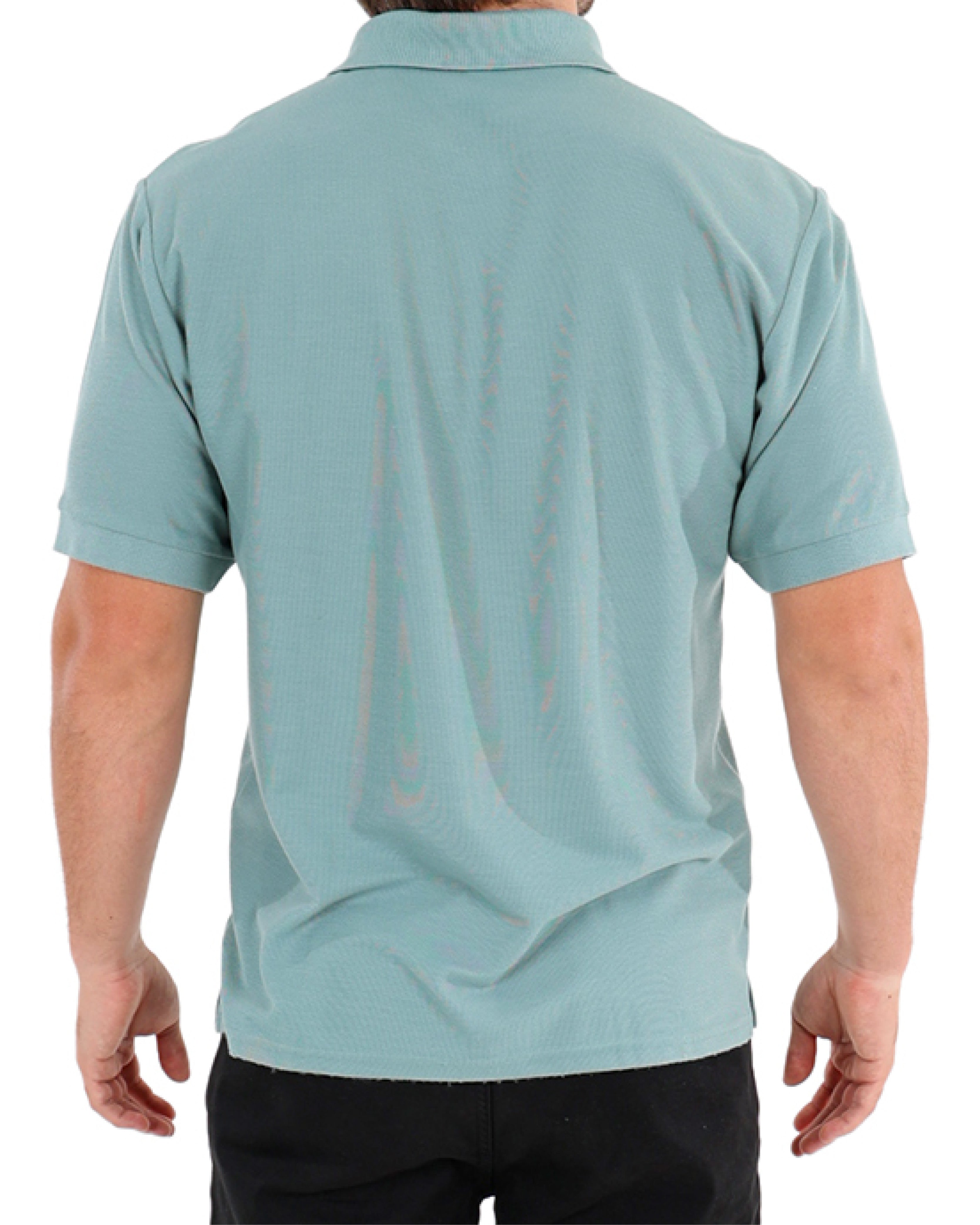 Pique Mint Short Sleeve Golfer