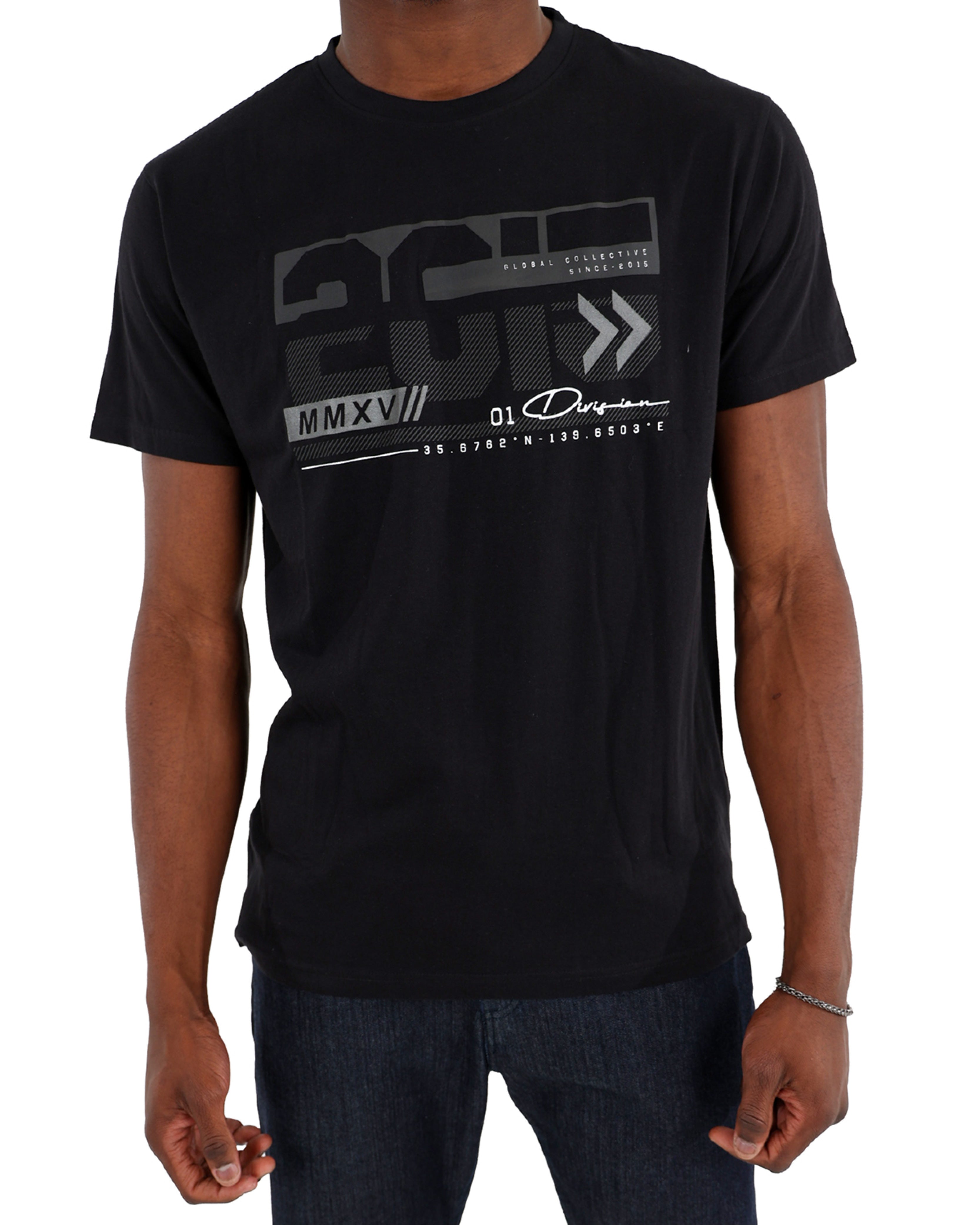 Short Sleeve Black 2015 Graphic T-Shirt