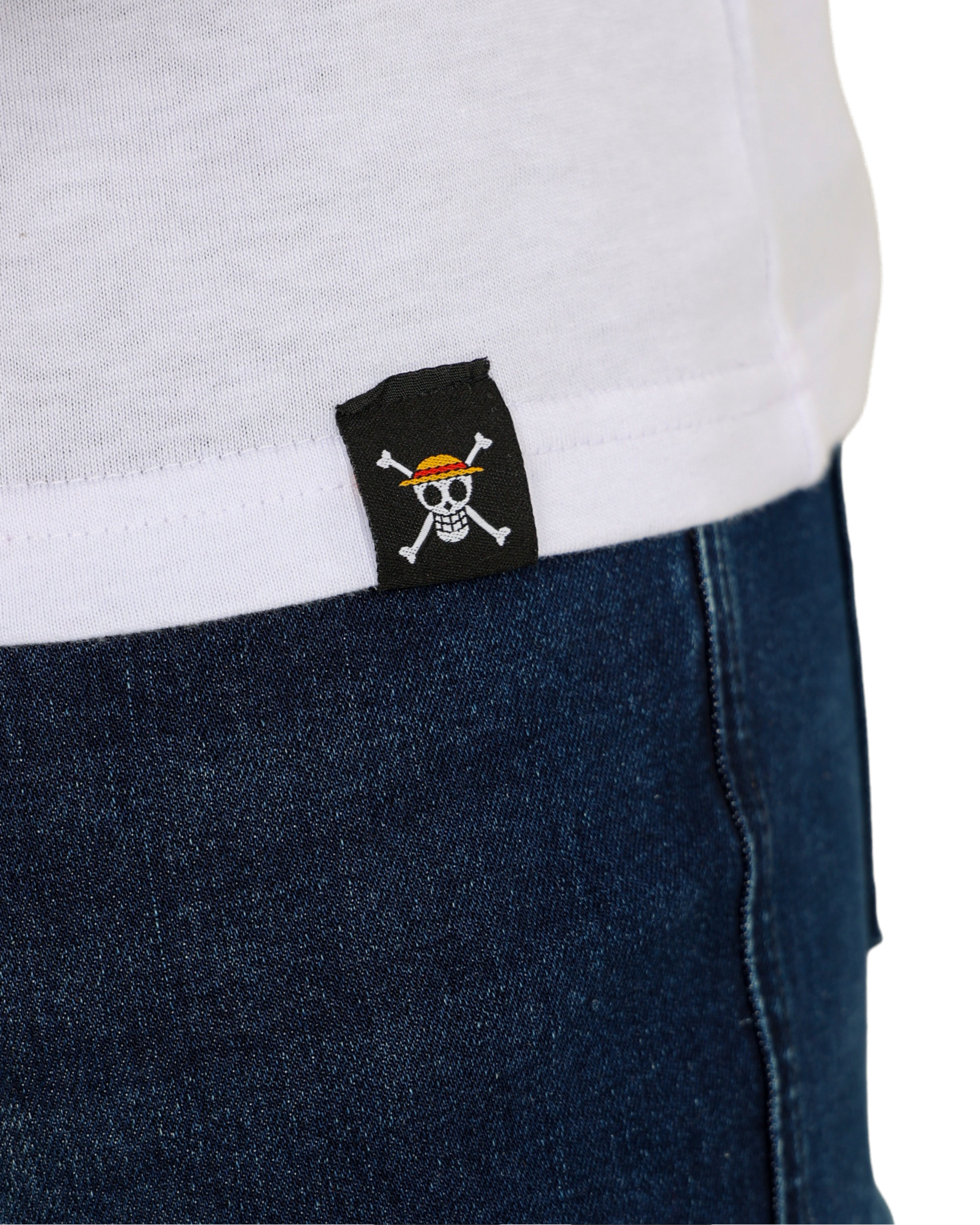 White One Piece Logo T-Shirt