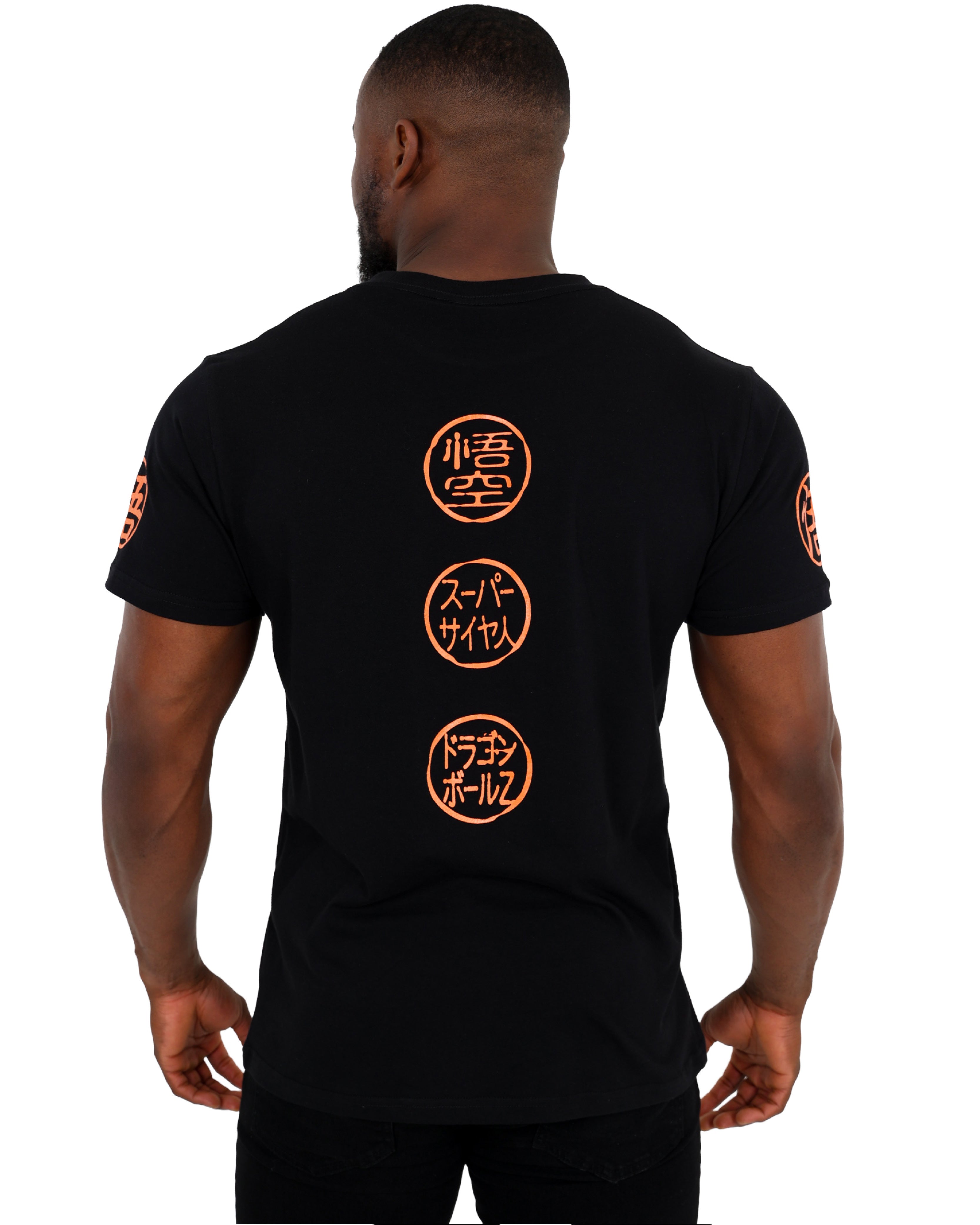 Dragon Ball Z Black Battle T-Shirt + FREE Goku Standee