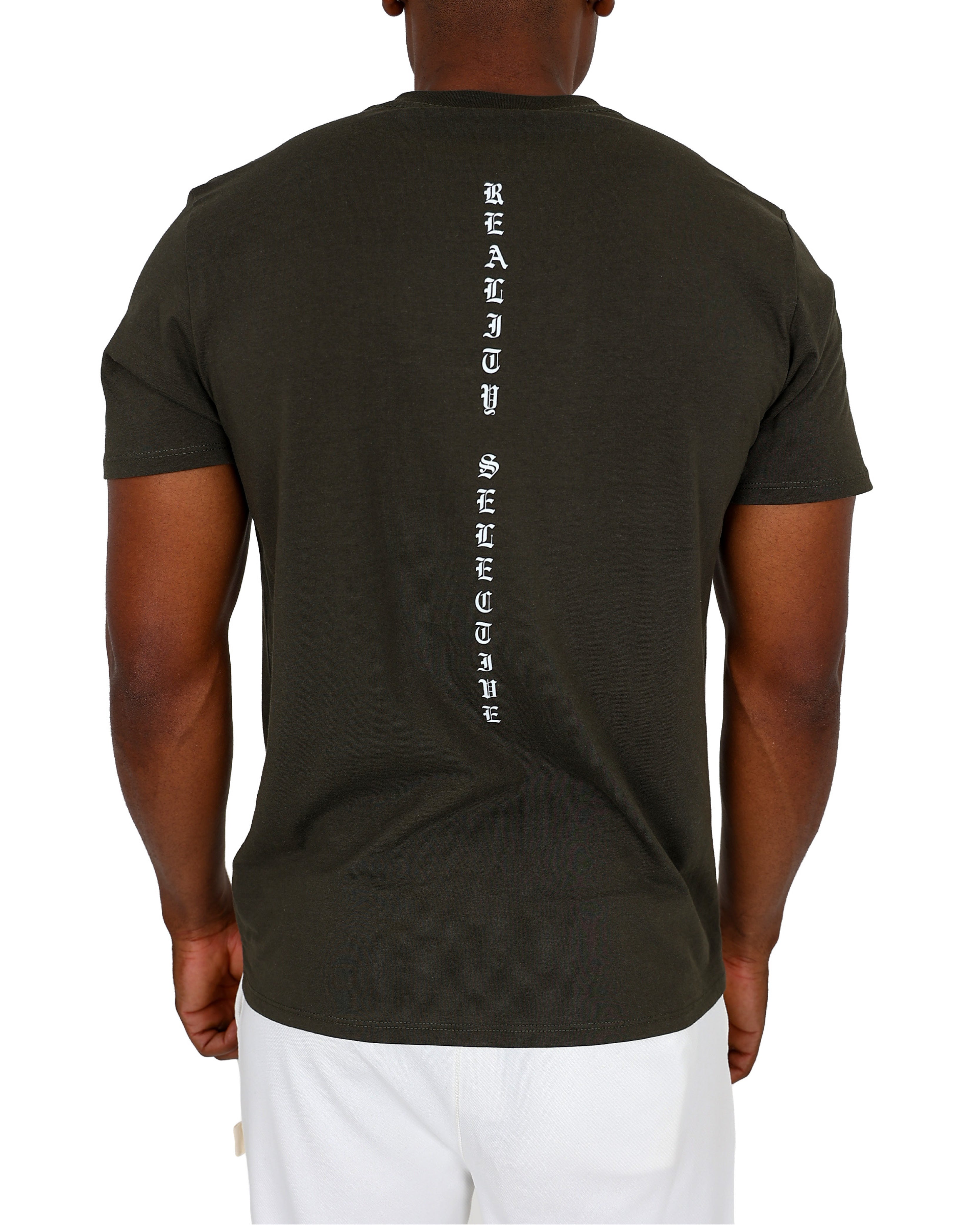 Short Sleeve Green Reality Graphic T-Shirt