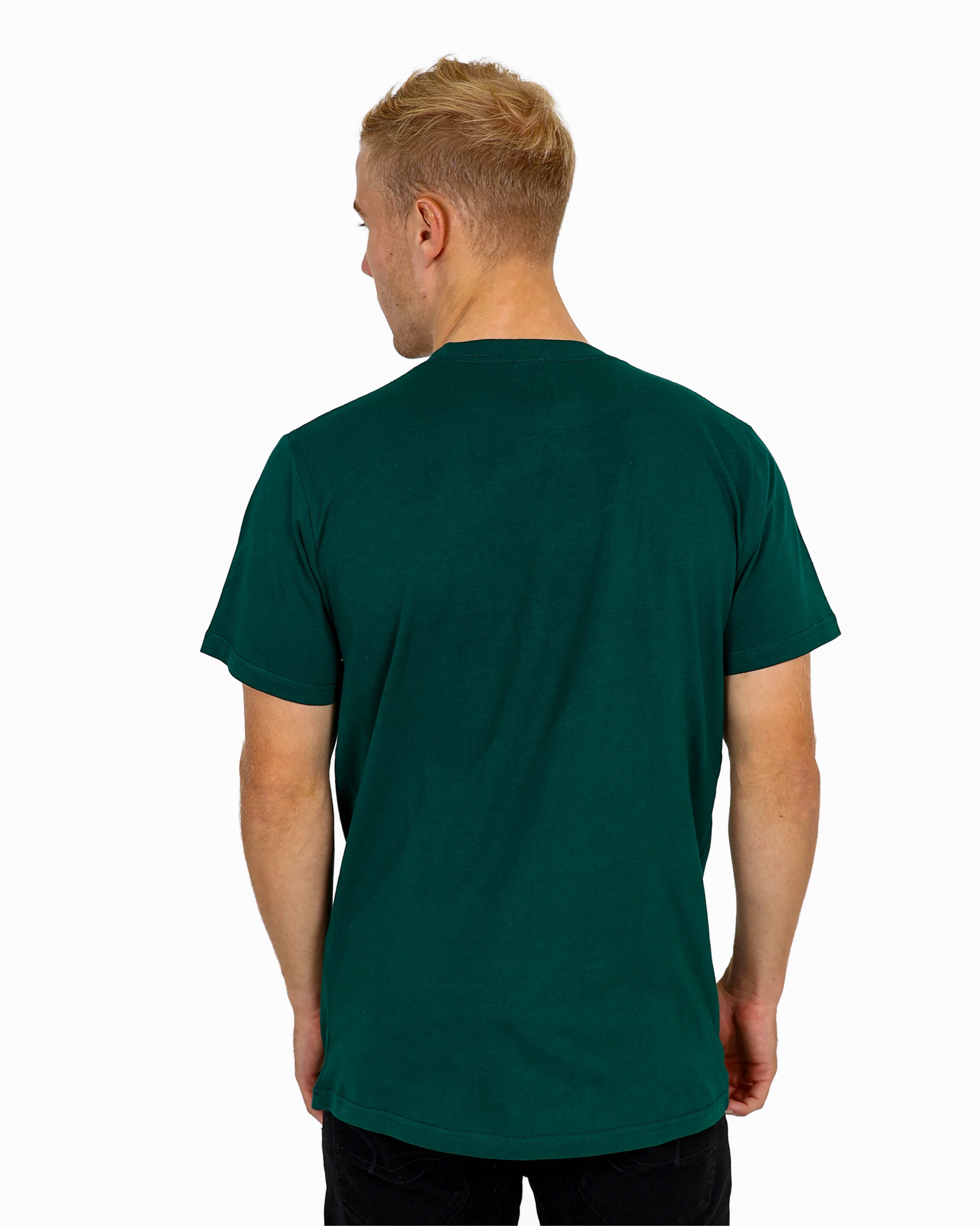 Short Sleeve Bottle Green Authentic Graphic T-Shirt