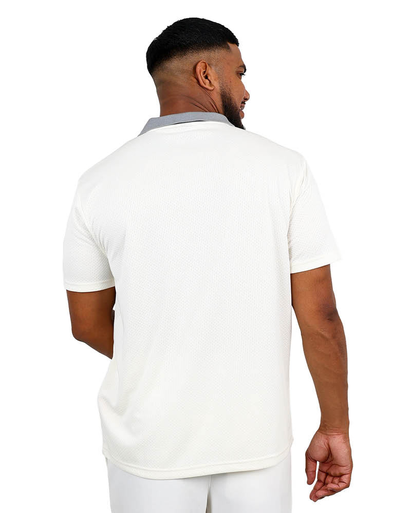 Short Sleeve Cream Malibu Soccer Golfer