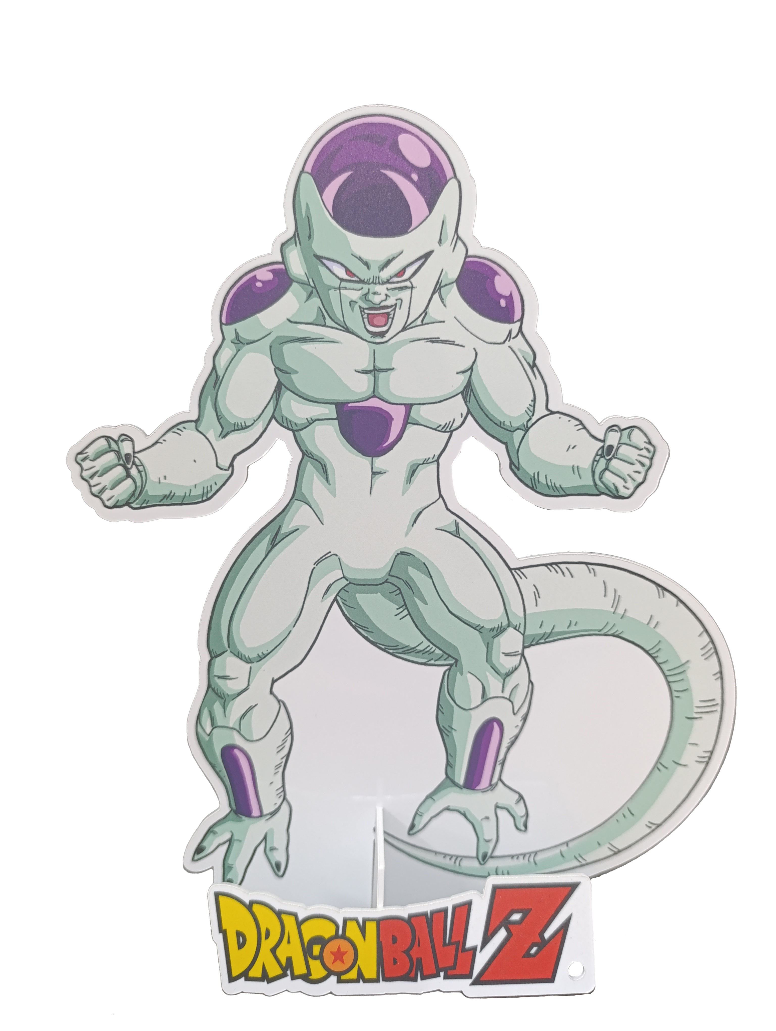 Dragon Ball Z Super Saiyan T-Shirt + FREE Frieza Standee