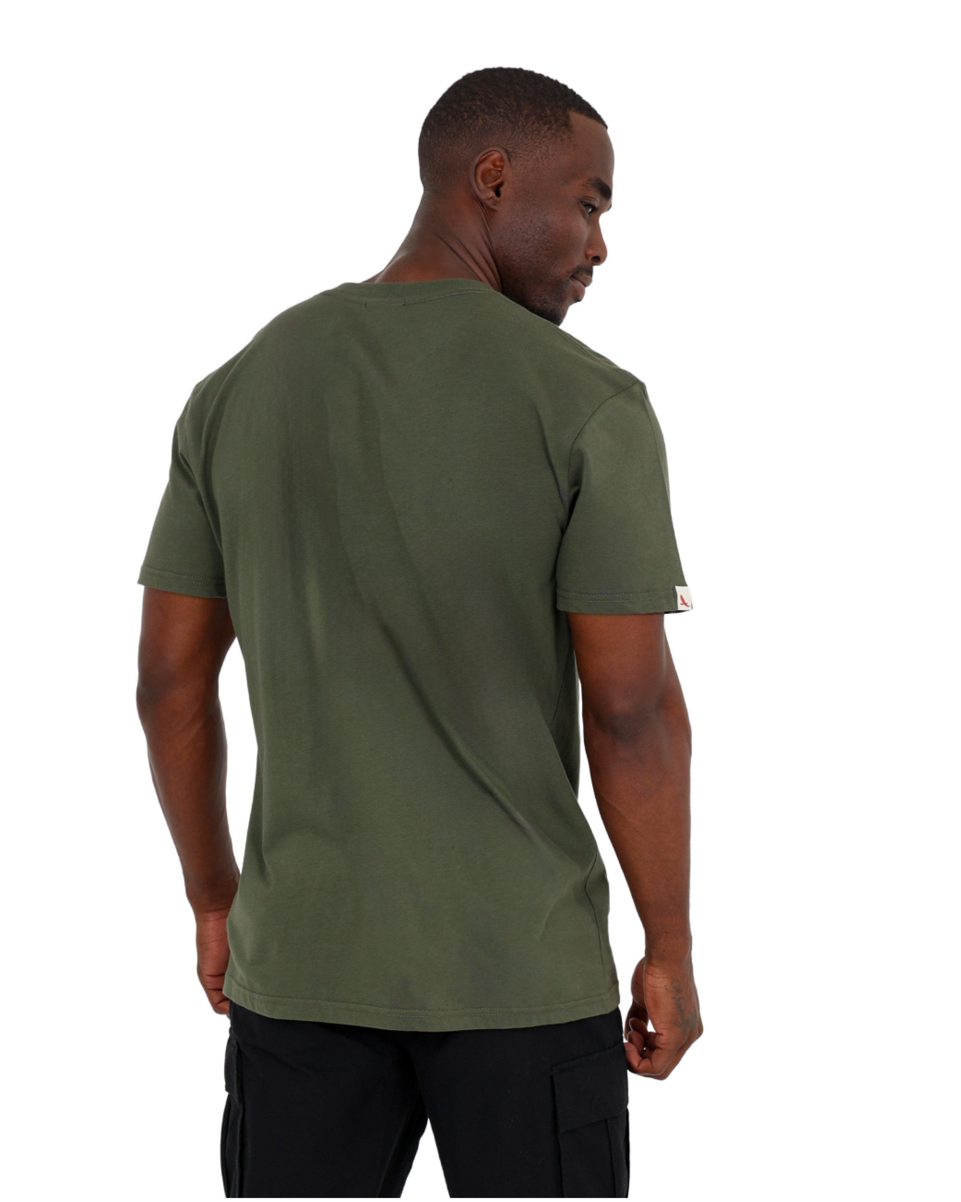 Short Sleeve Olive Adventure Graphic T-Shirt