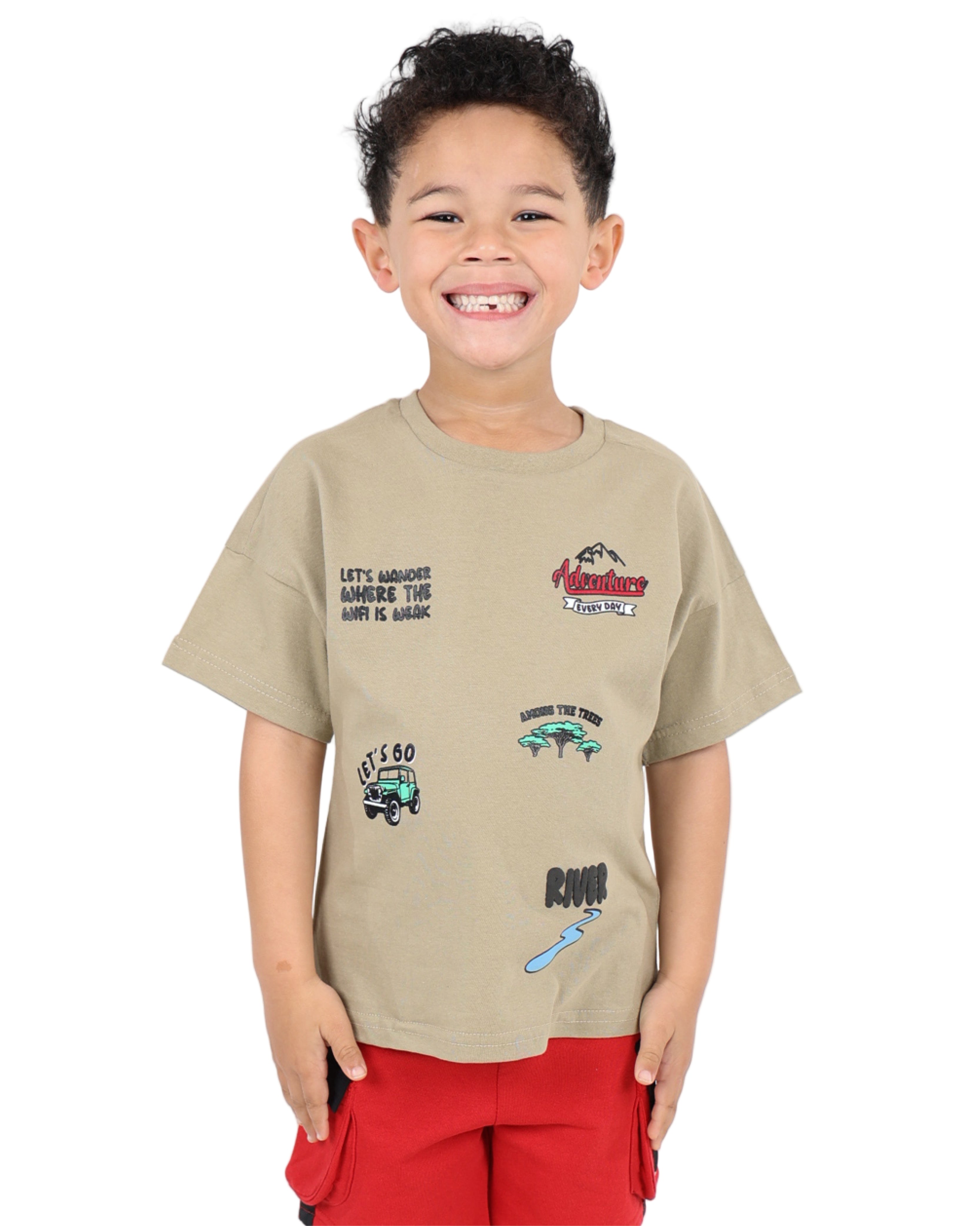 Short Sleeve Adventure Everyday Graphic T-Shirt