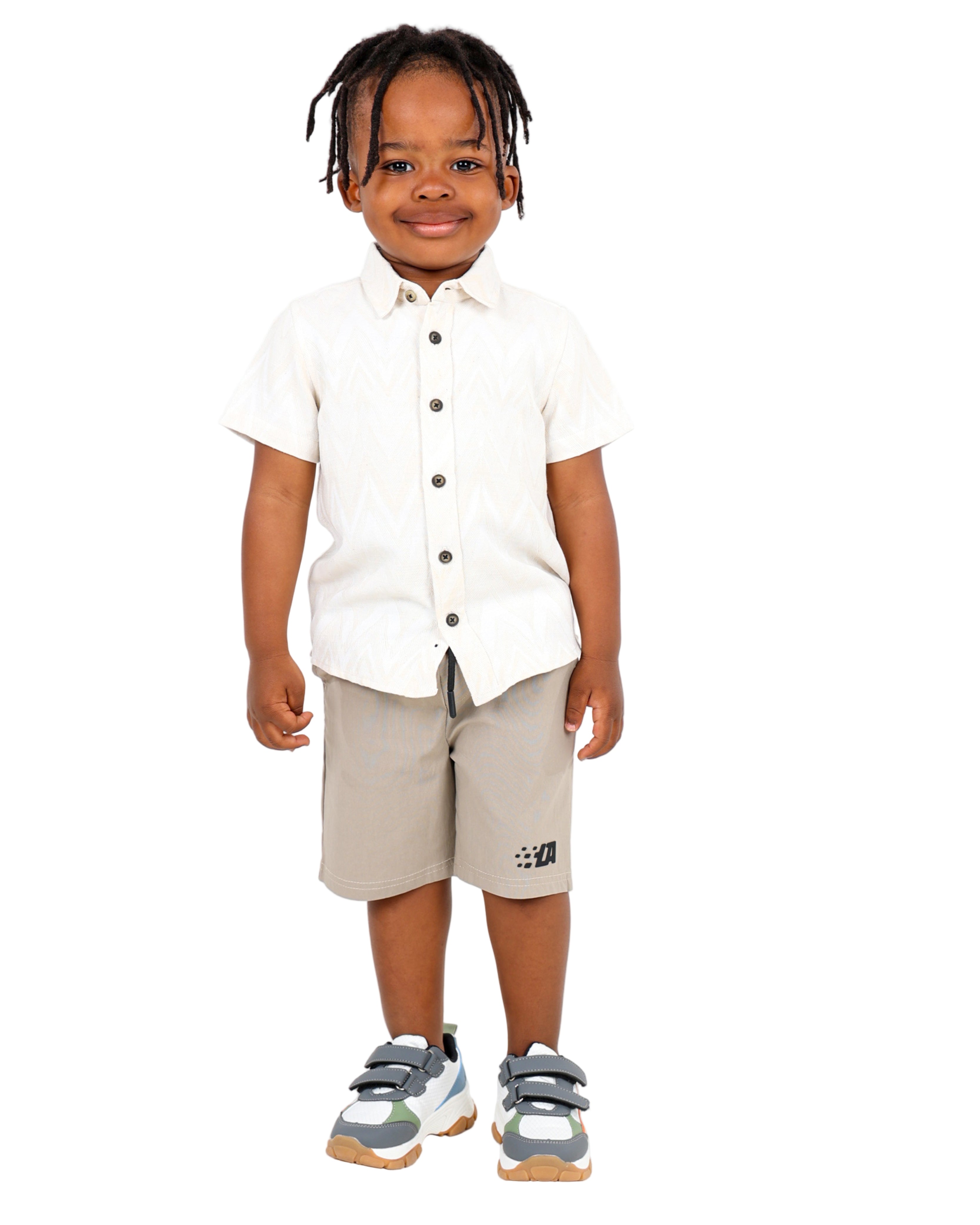 Short Sleeve Jacquard Shirt