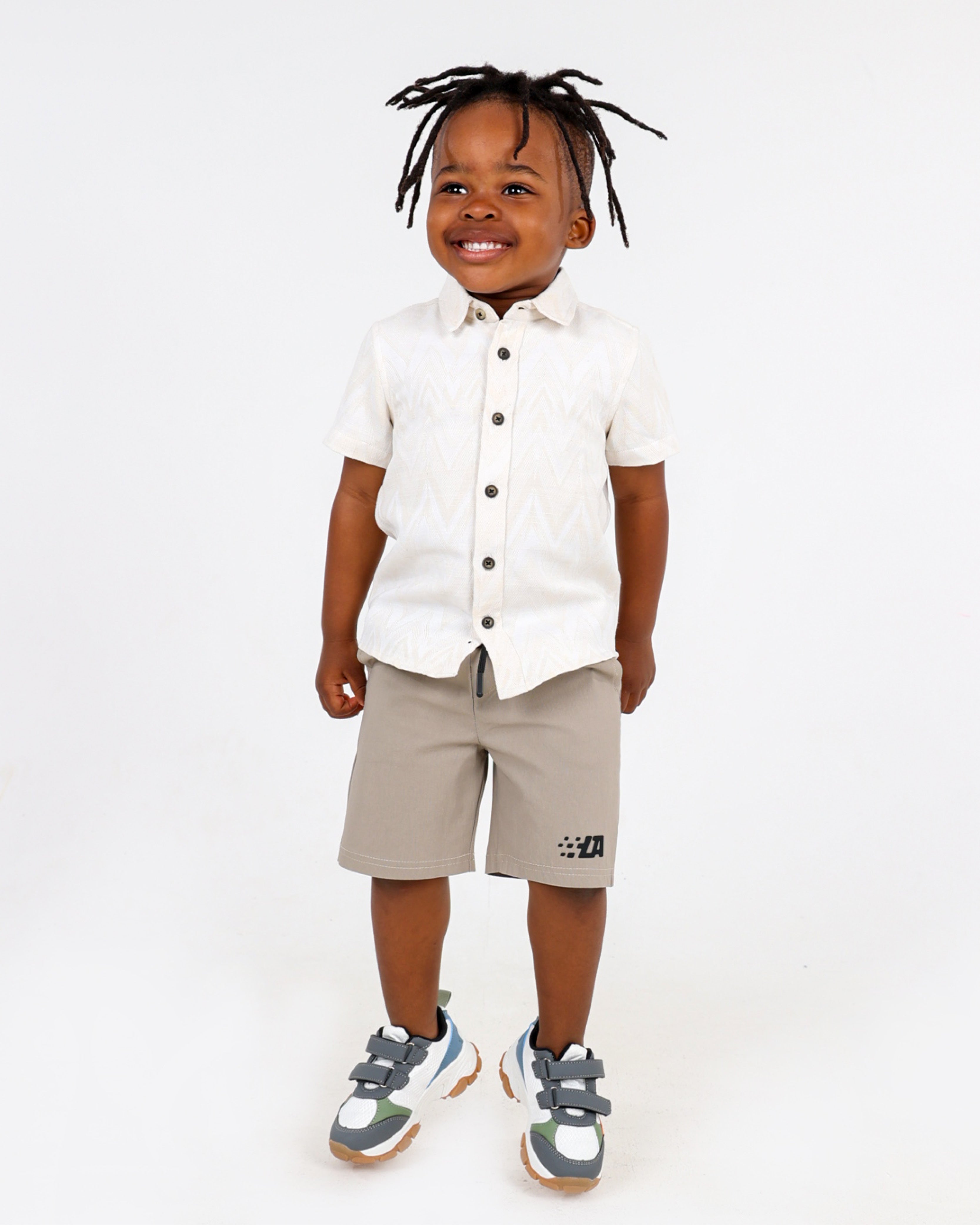 Short Sleeve Jacquard Shirt