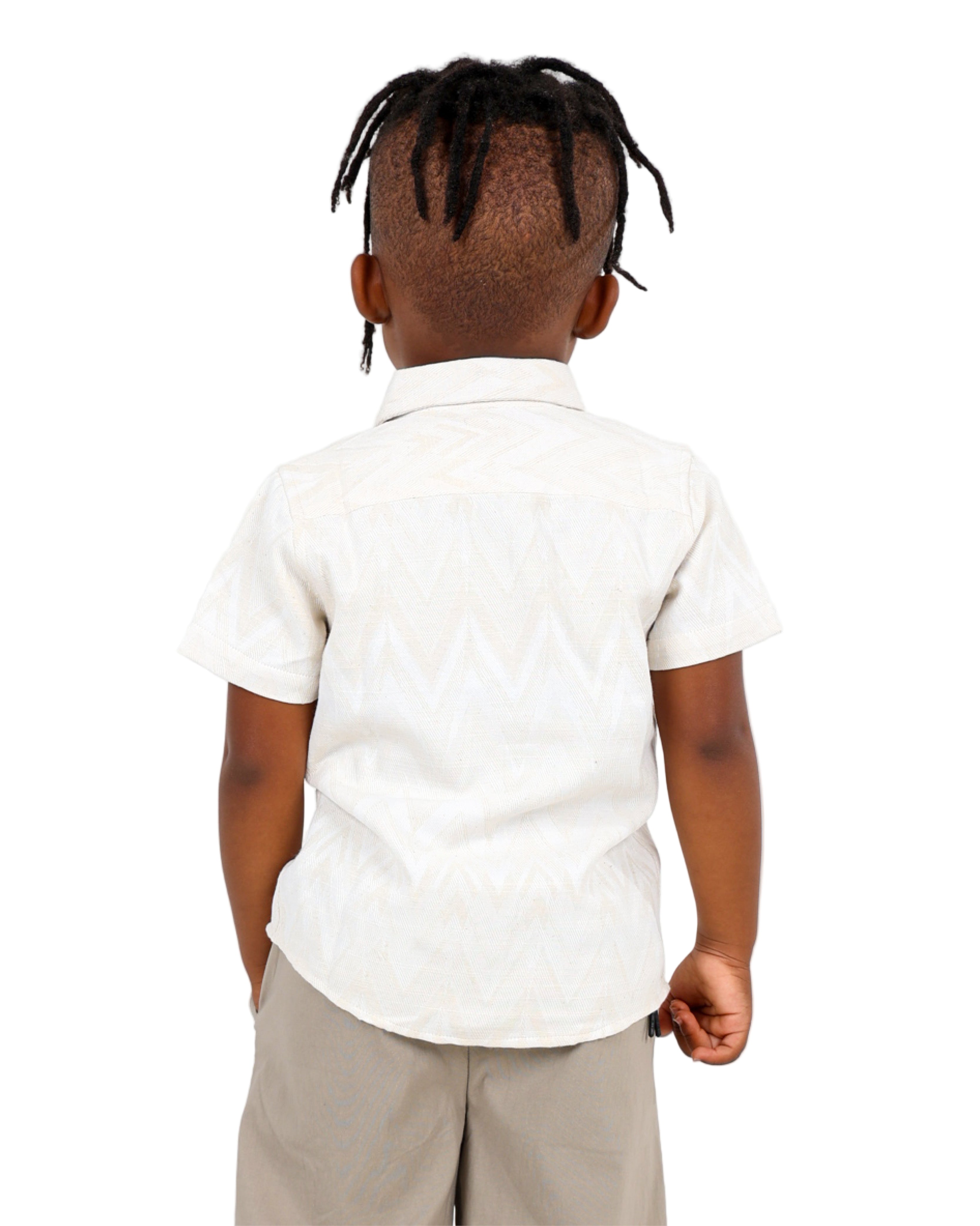 Short Sleeve Jacquard Shirt