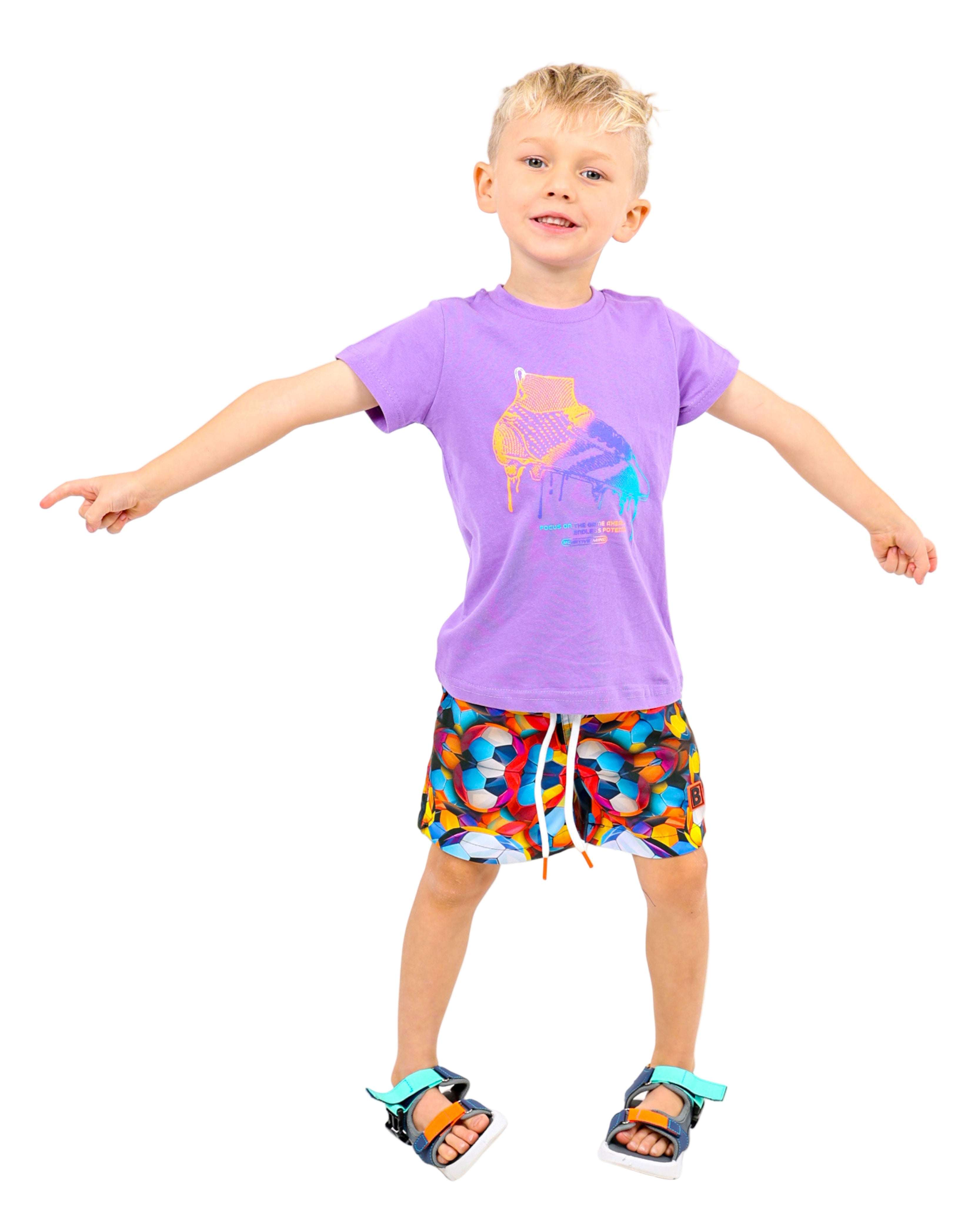 Short Sleeve Football Boot T-Shirt