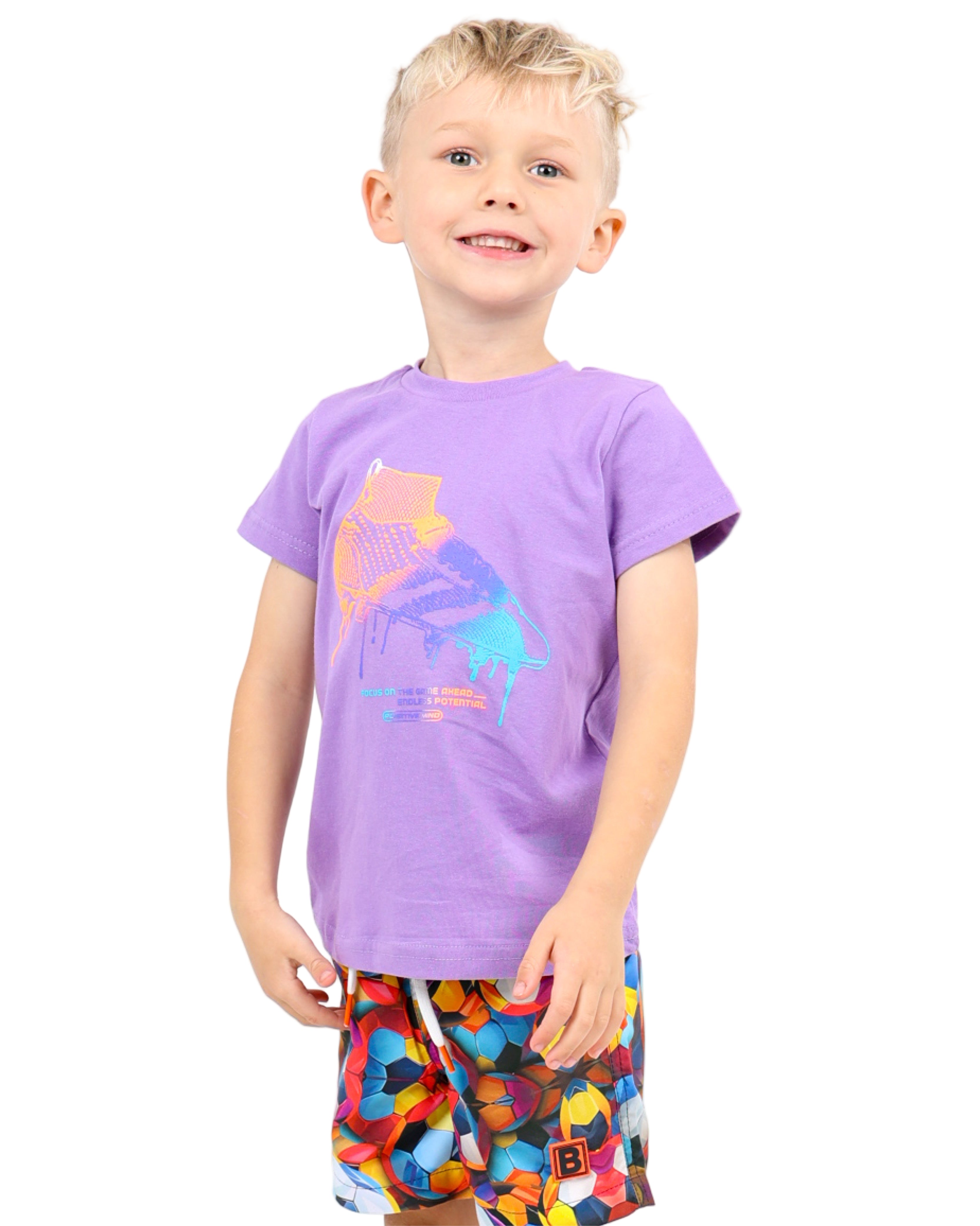 Short Sleeve Football Boot T-Shirt