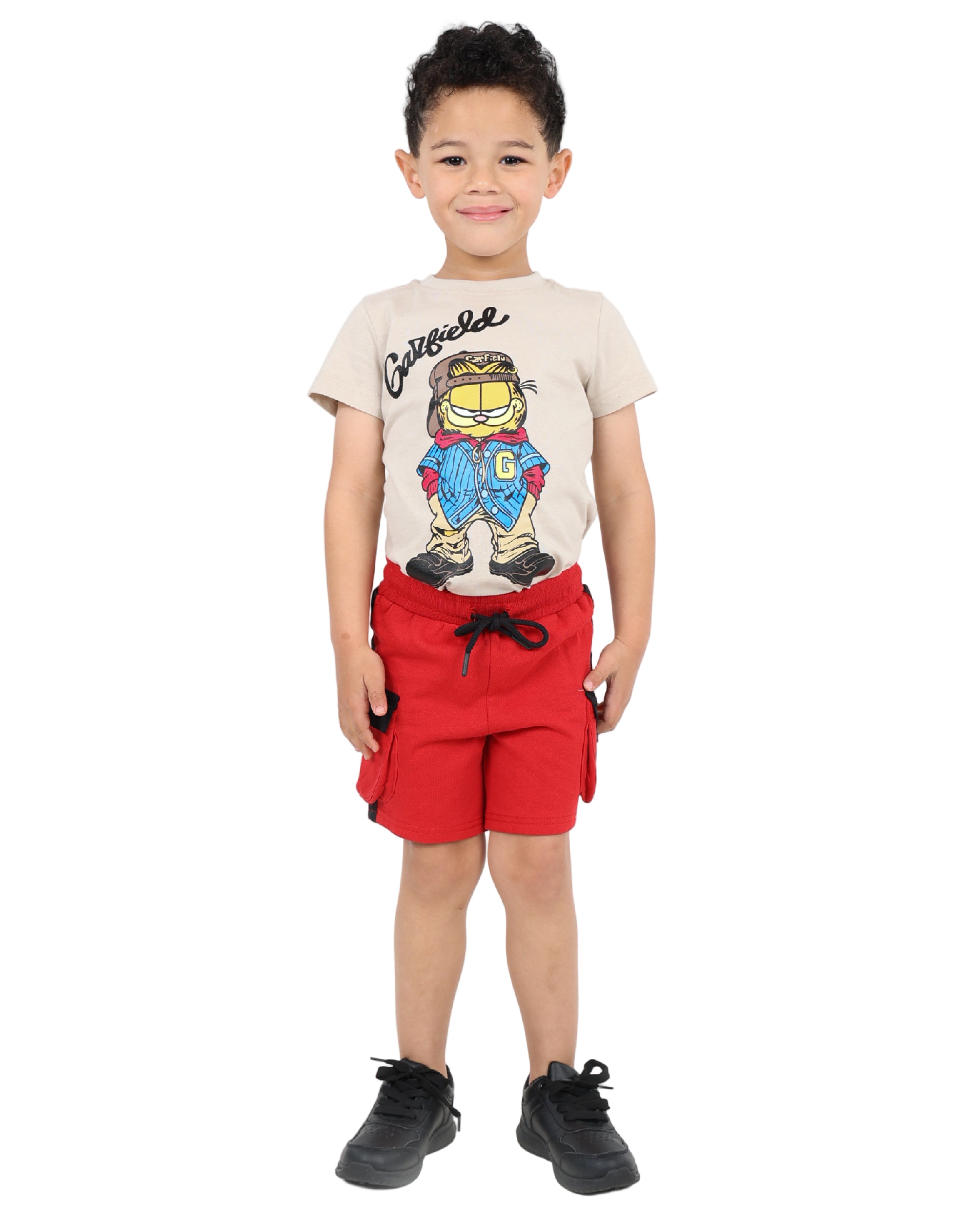 Taslon Contrast Cargo Shorts