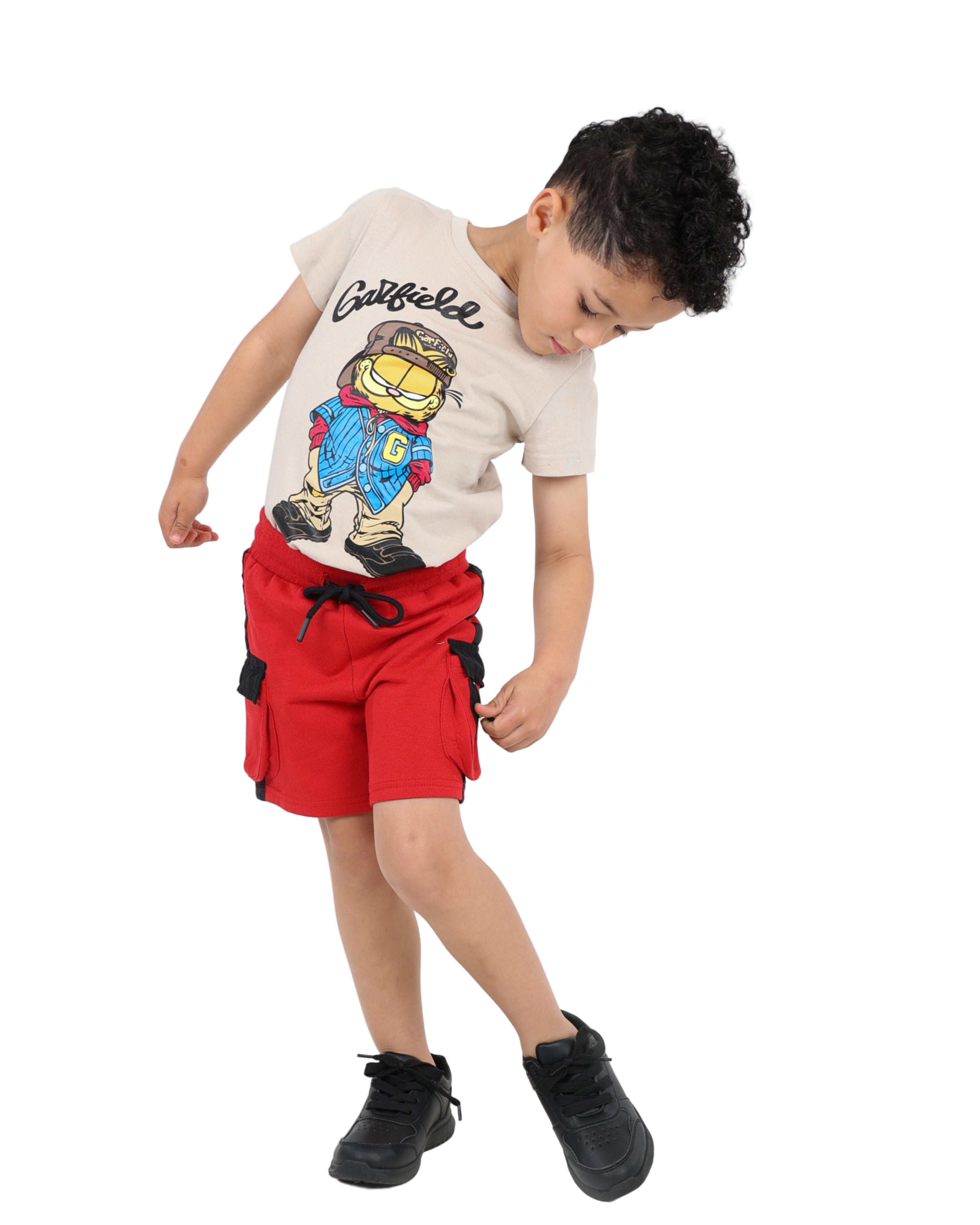 Taslon Contrast Cargo Shorts