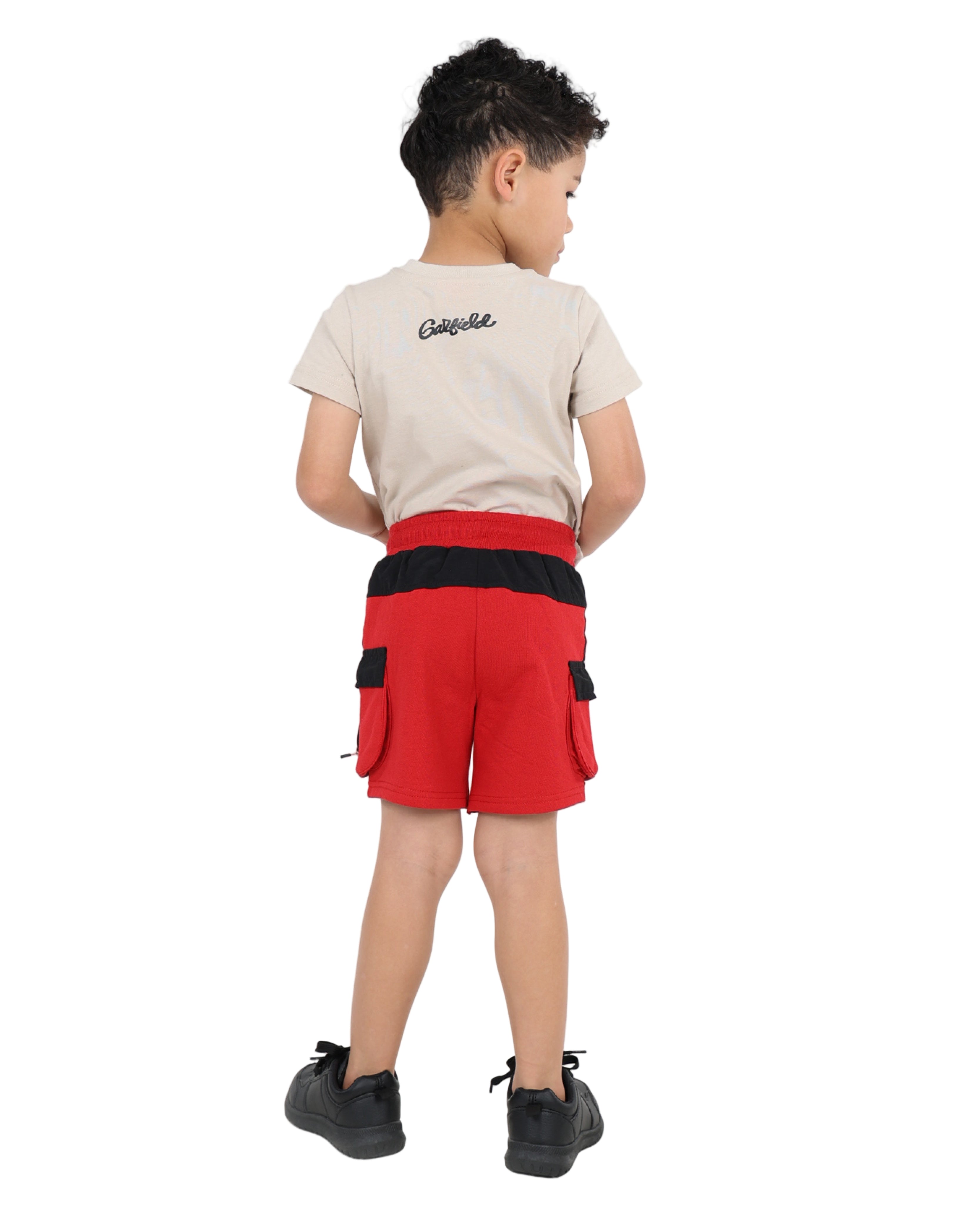 Taslon Contrast Cargo Shorts