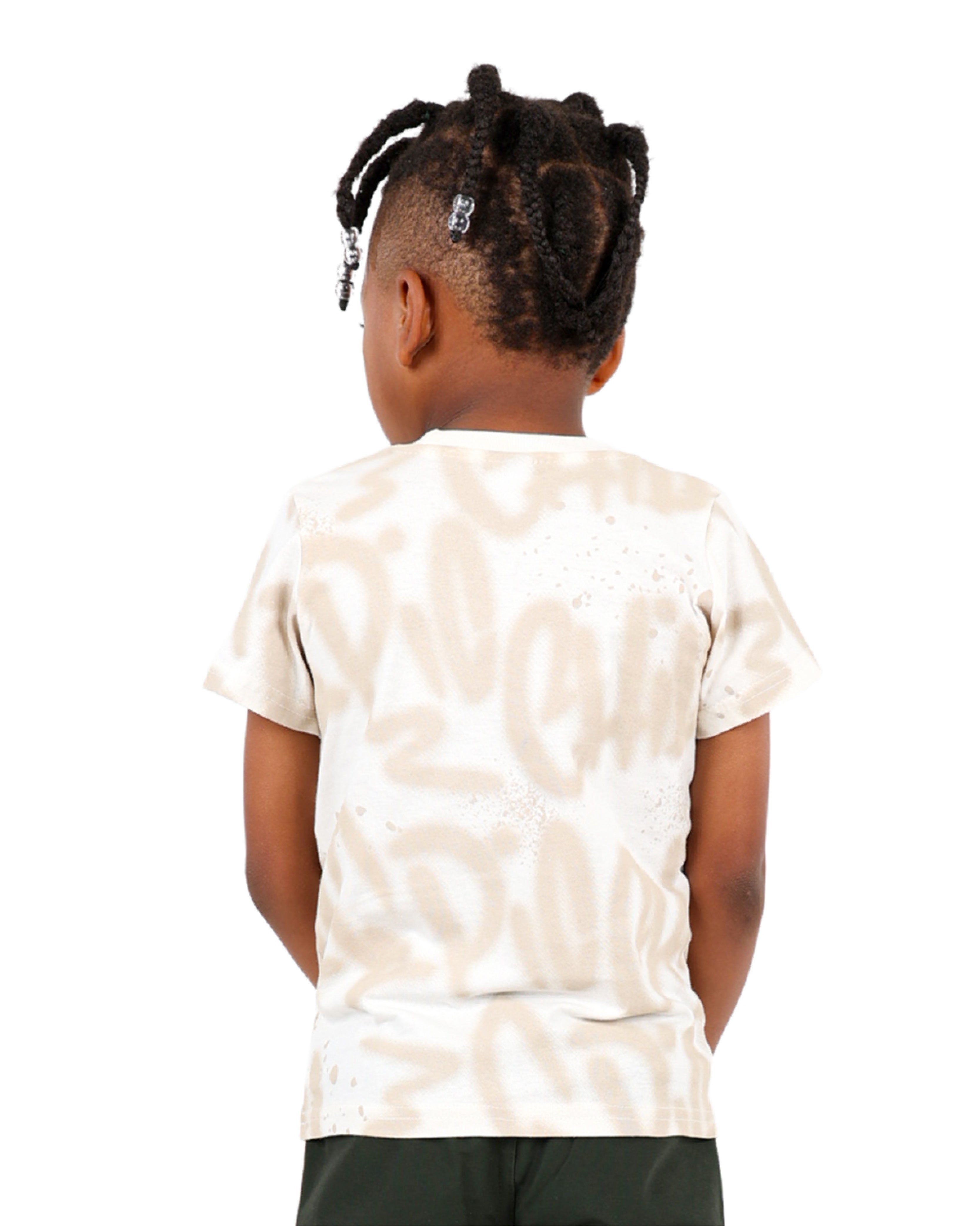 Short Sleeve Graffiti Print T-Shirt