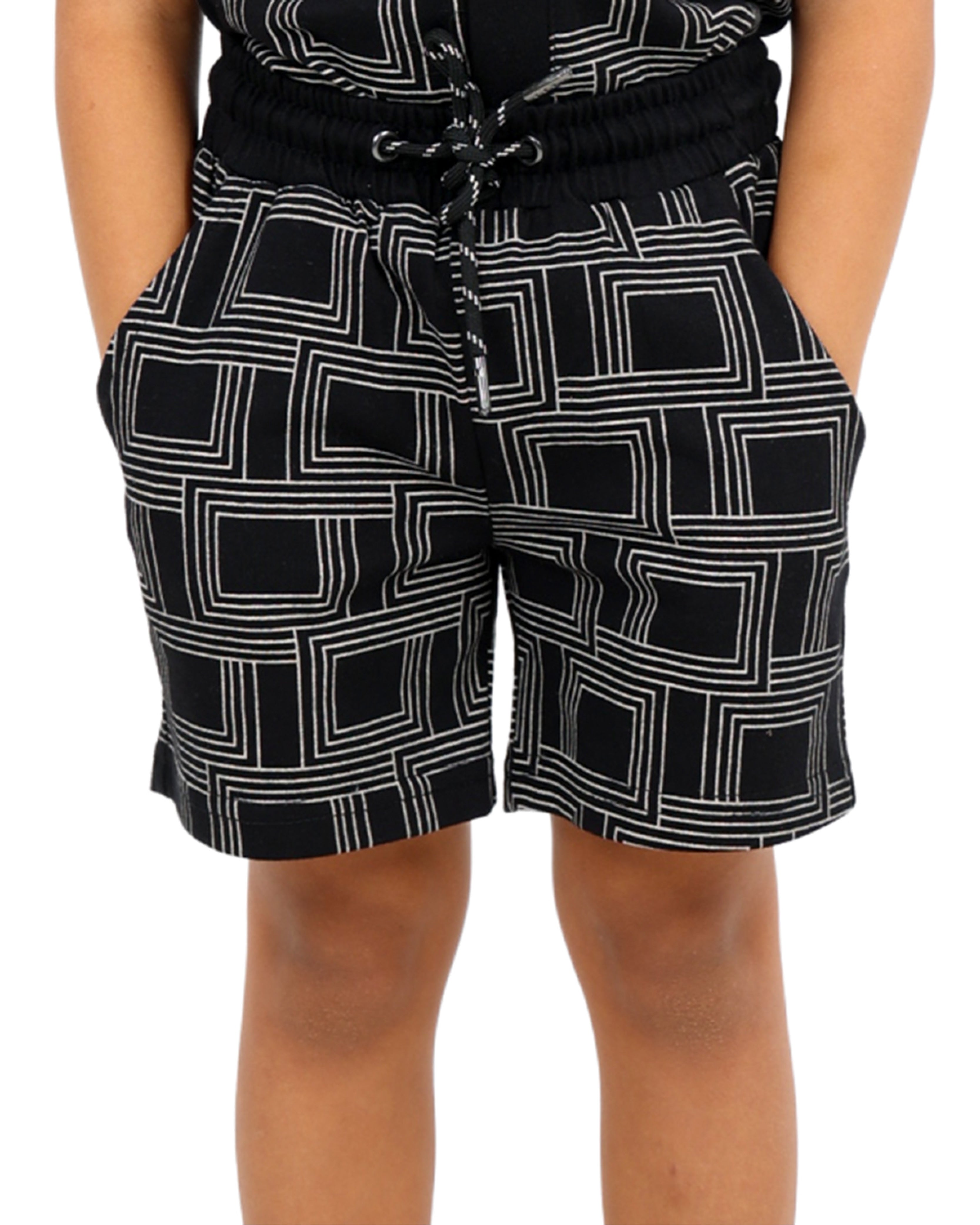 Geometric Print Shorts