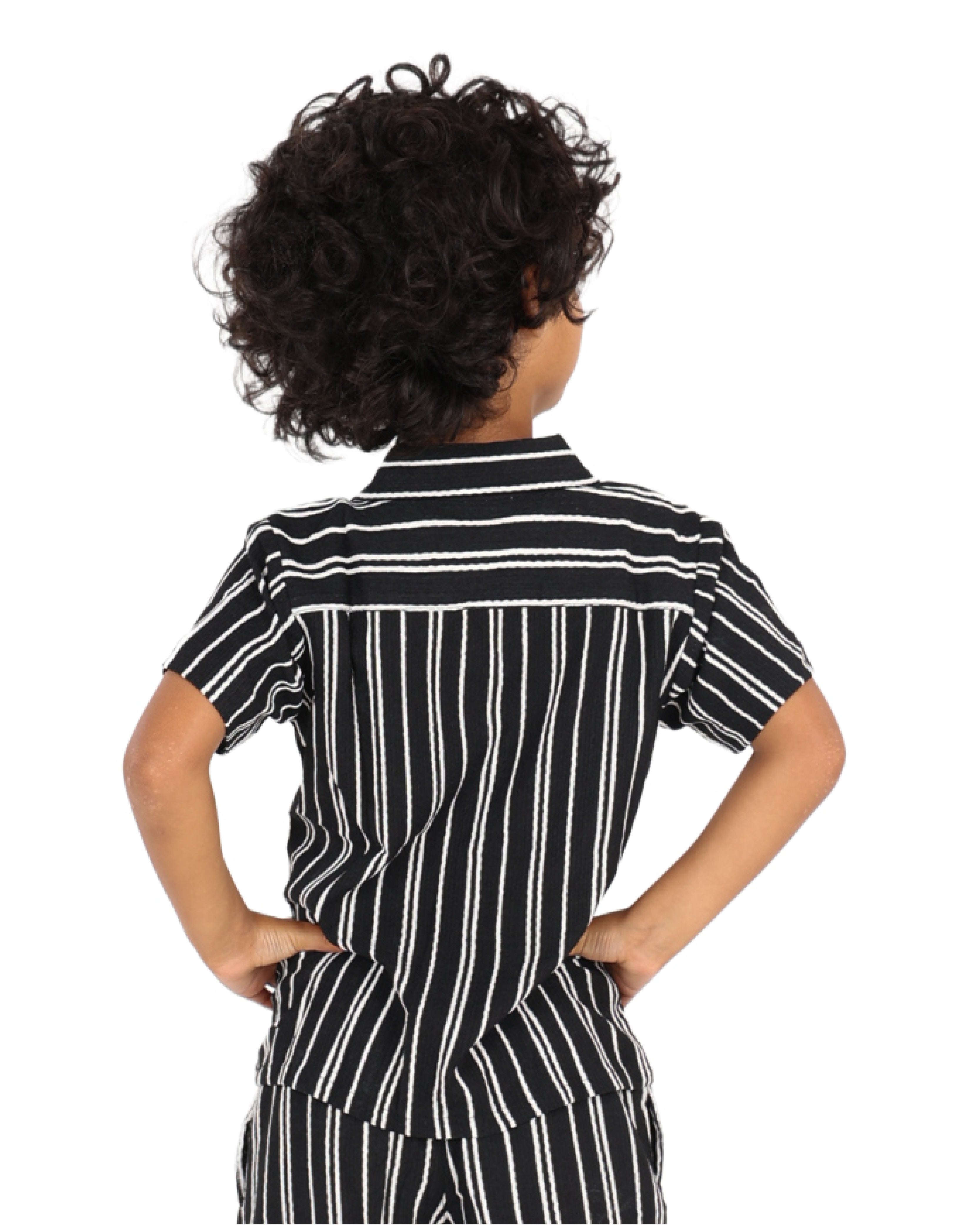 Cuban Stripe Short Sleeve Shirt