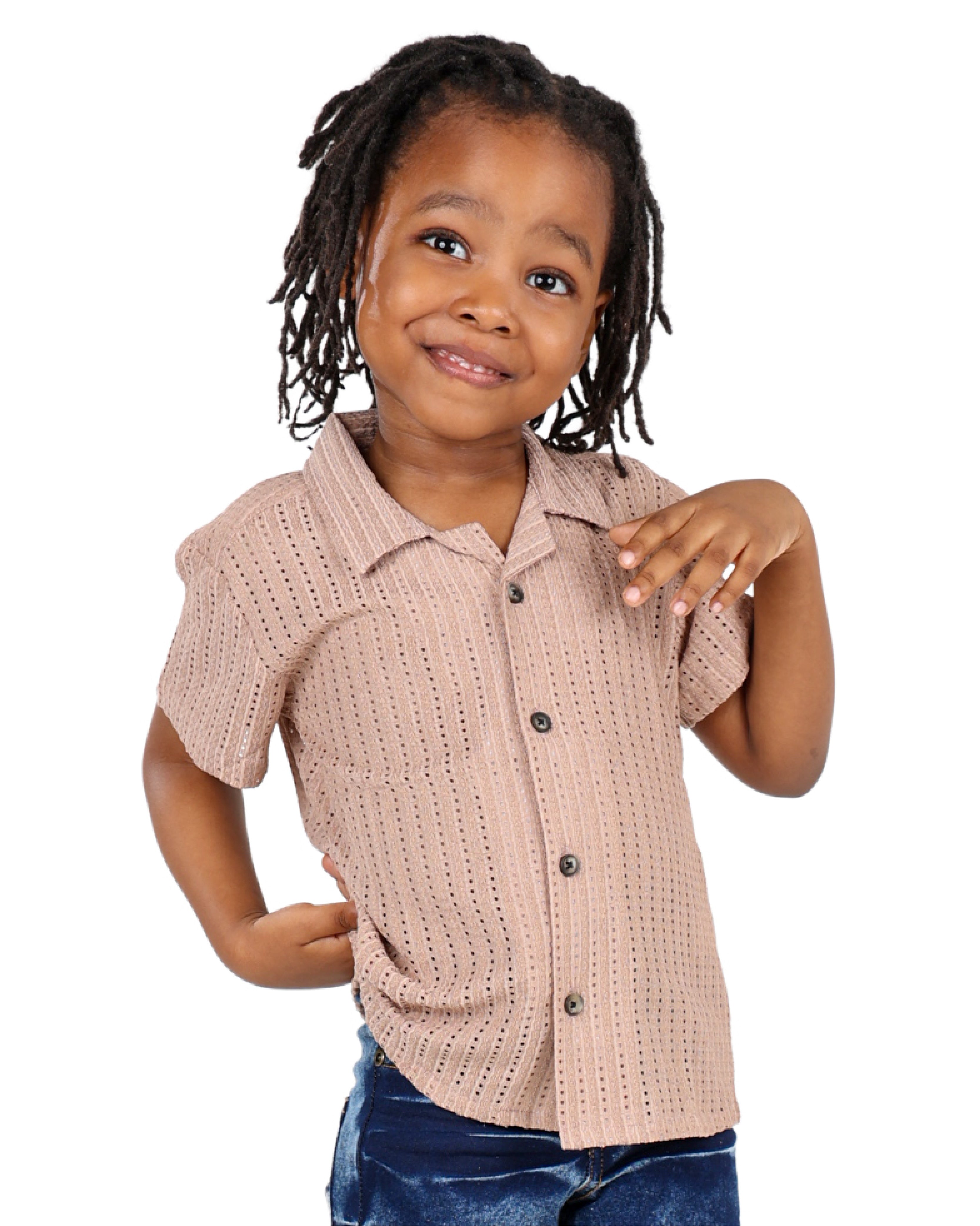 Embroidered Short Sleeve Shirt