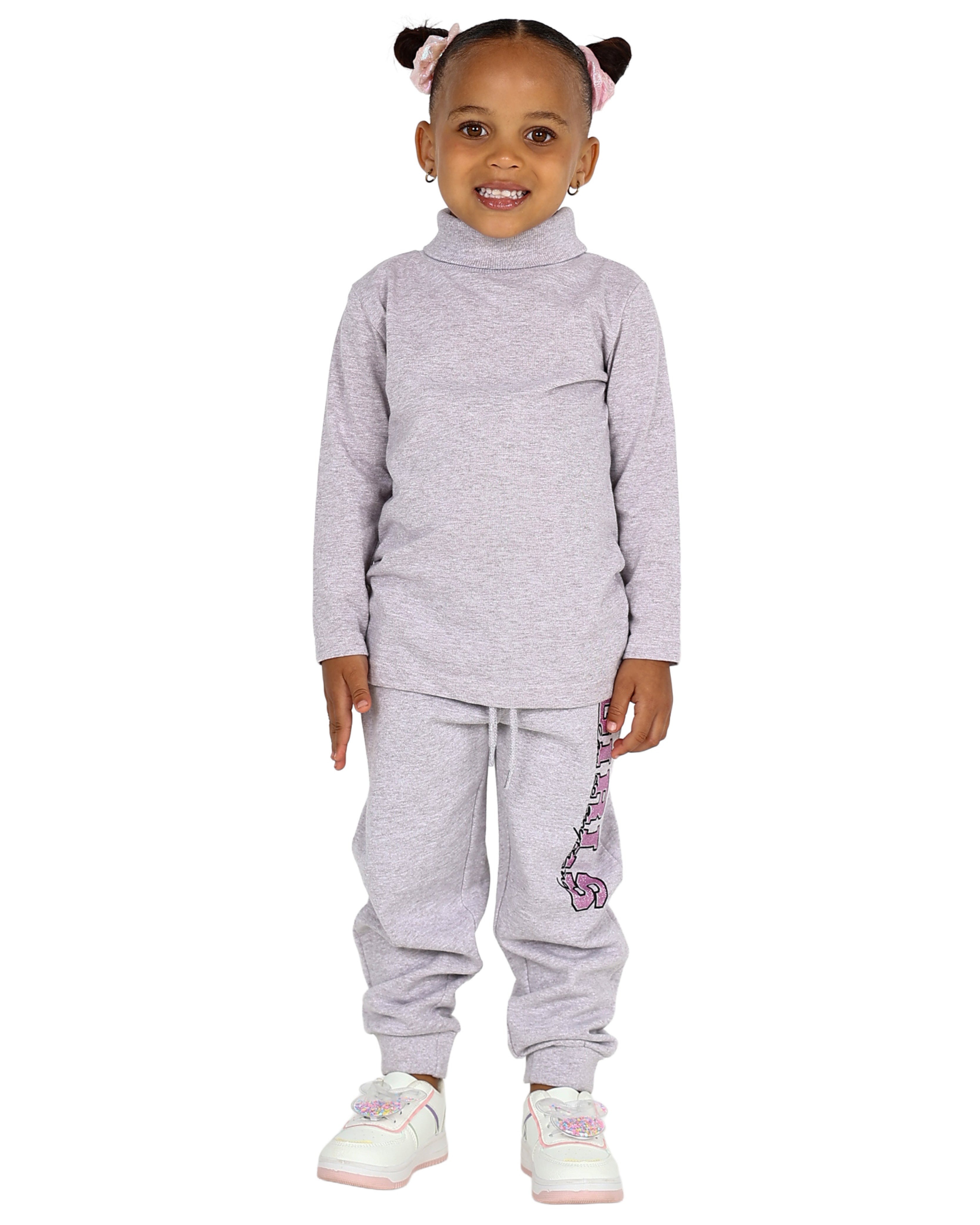 Taupe Long Sleeve Ribbed Polo Neck