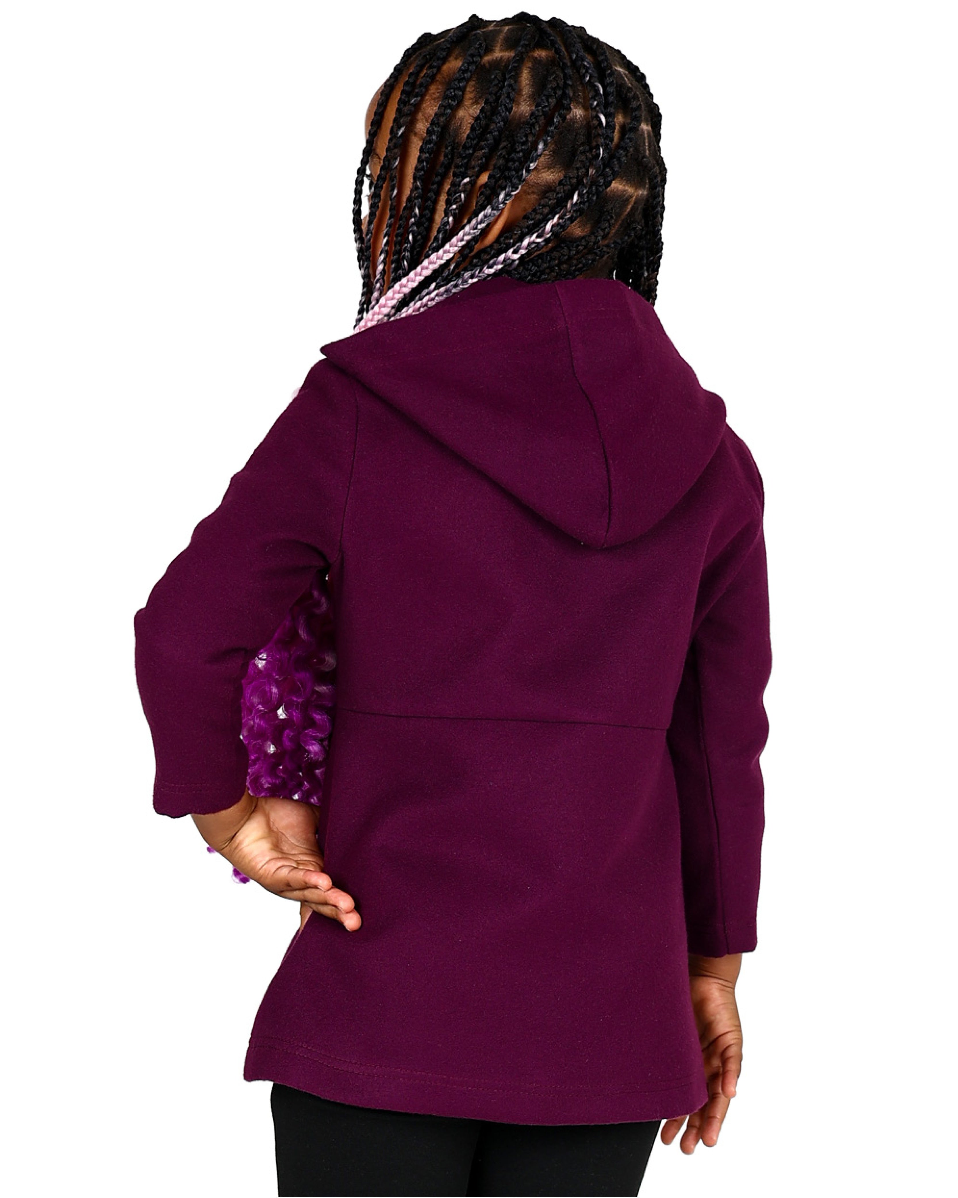 Hooded Melton Jacket