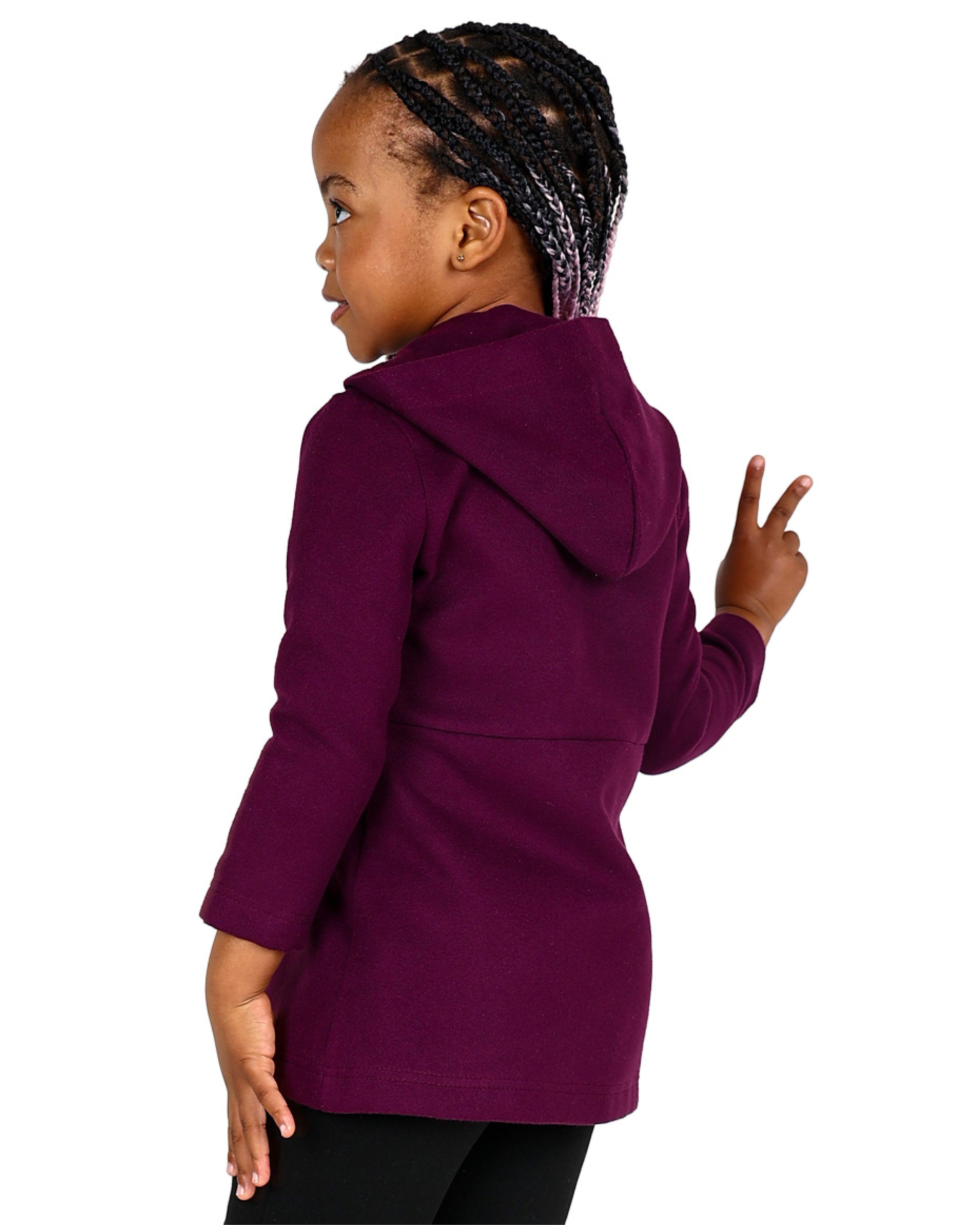 Hooded Melton Jacket