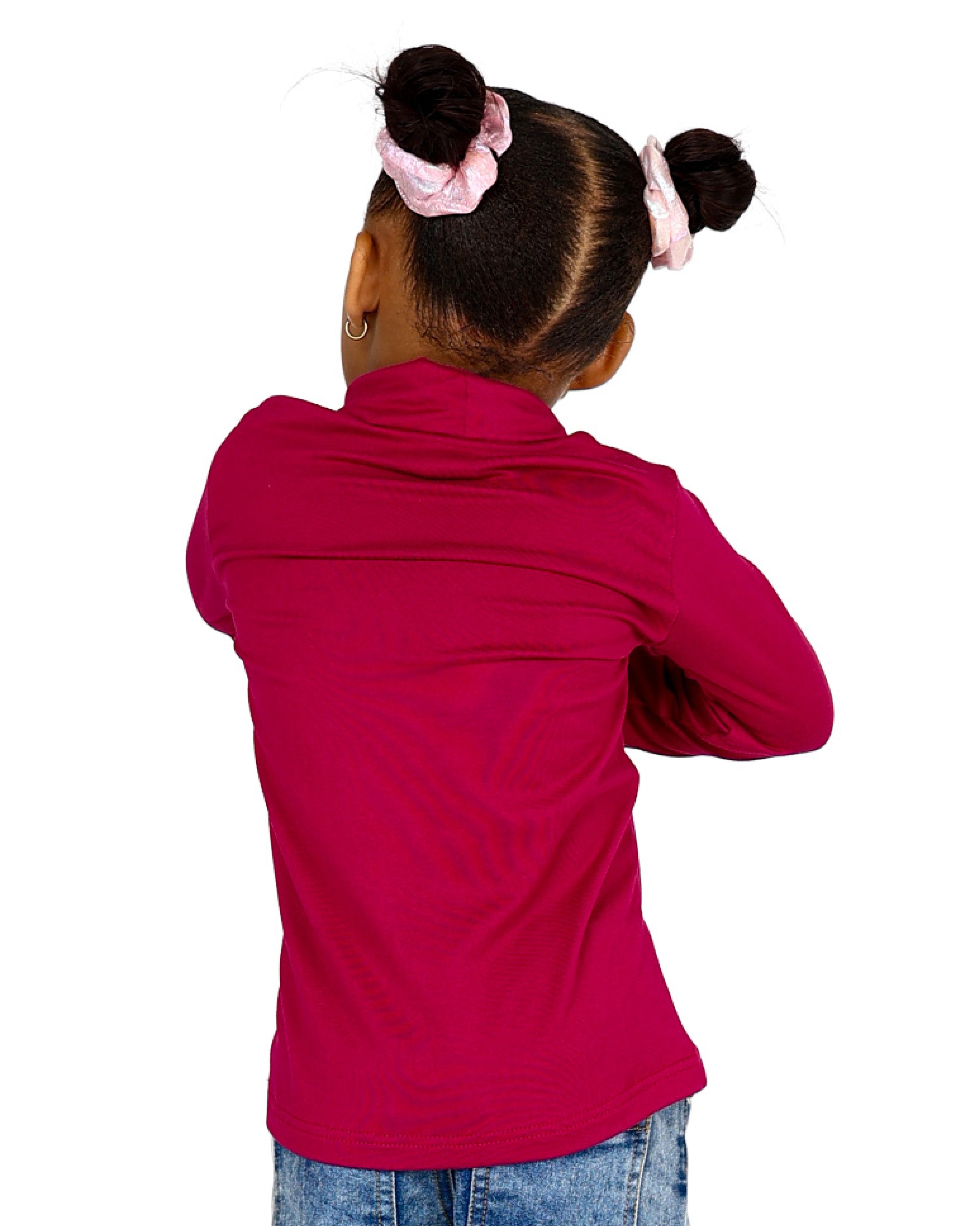 2 Pack Long Sleeve Floral and Graphic Print Polonecks