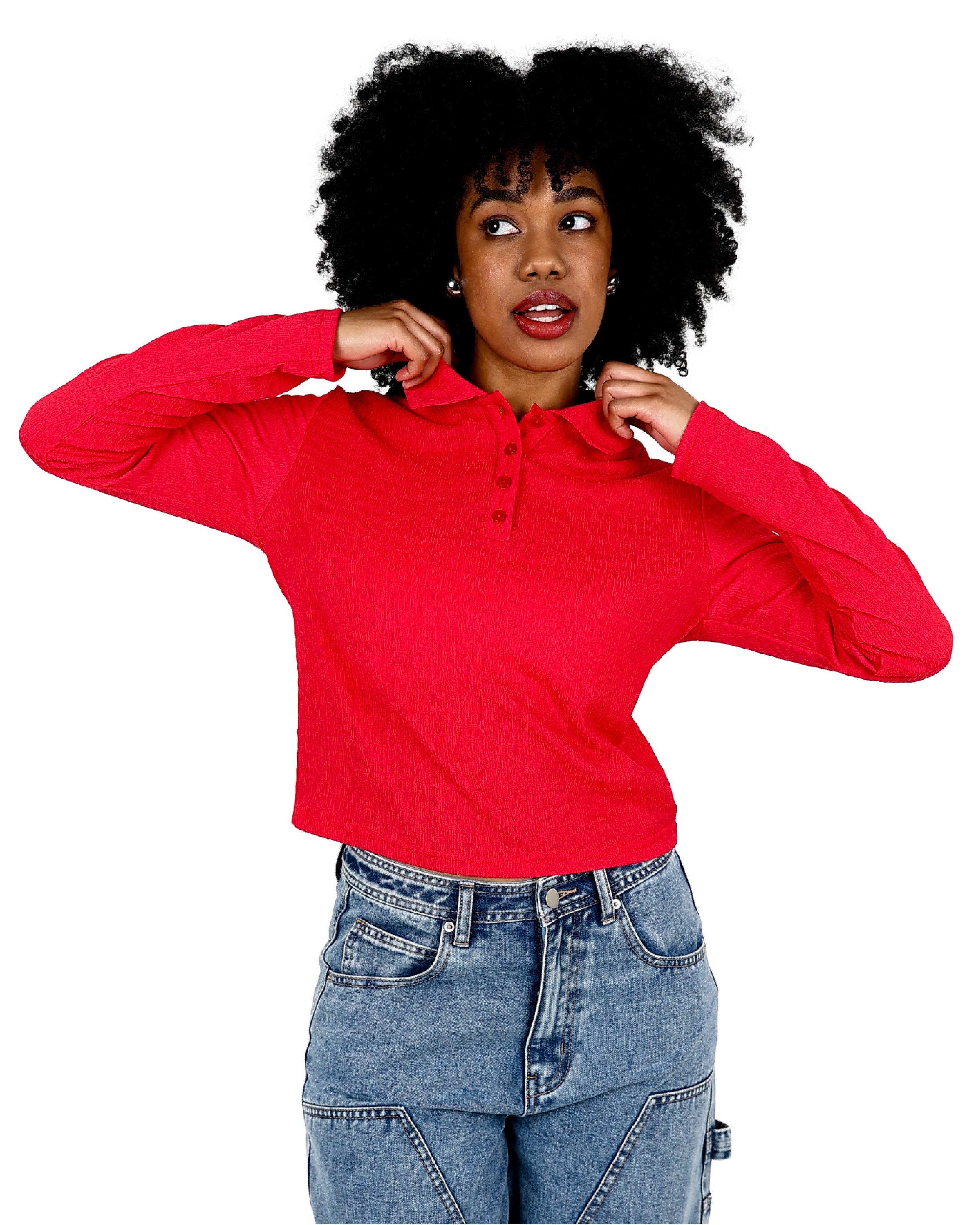 Long Sleeve Henley Top