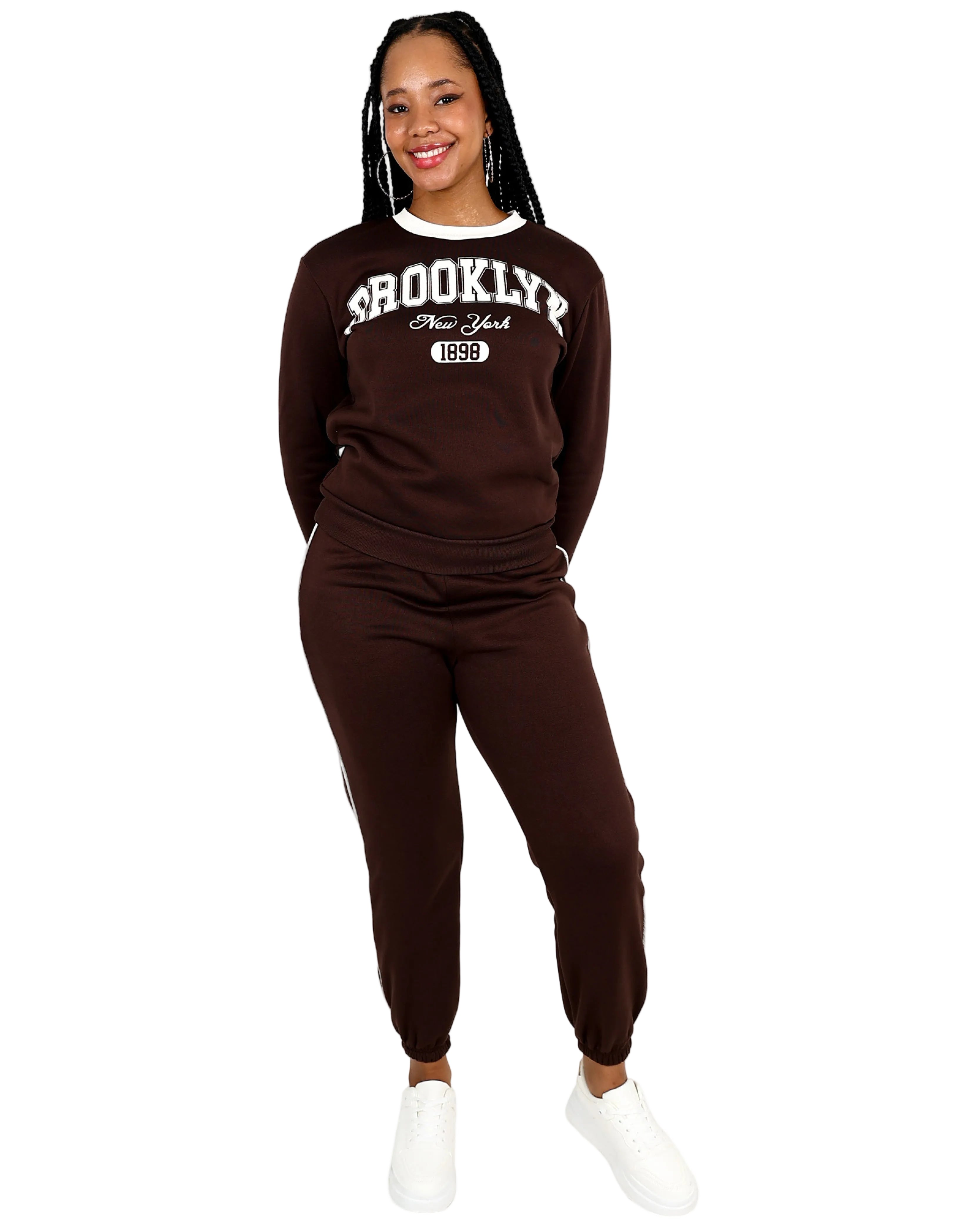 Chocolate Brooklyn Fleece Joggers