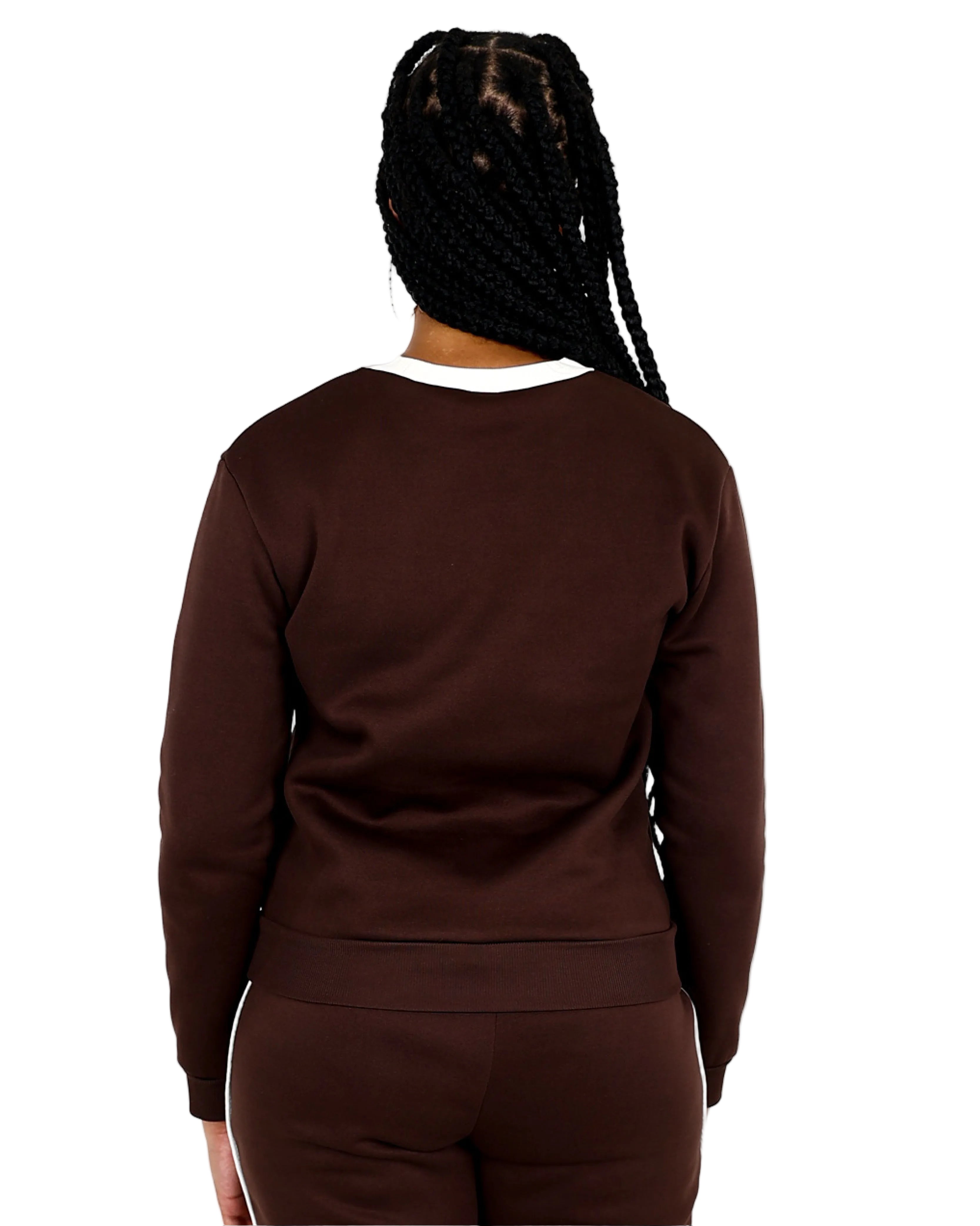 Chocolate Brooklyn Fleece Sweater
