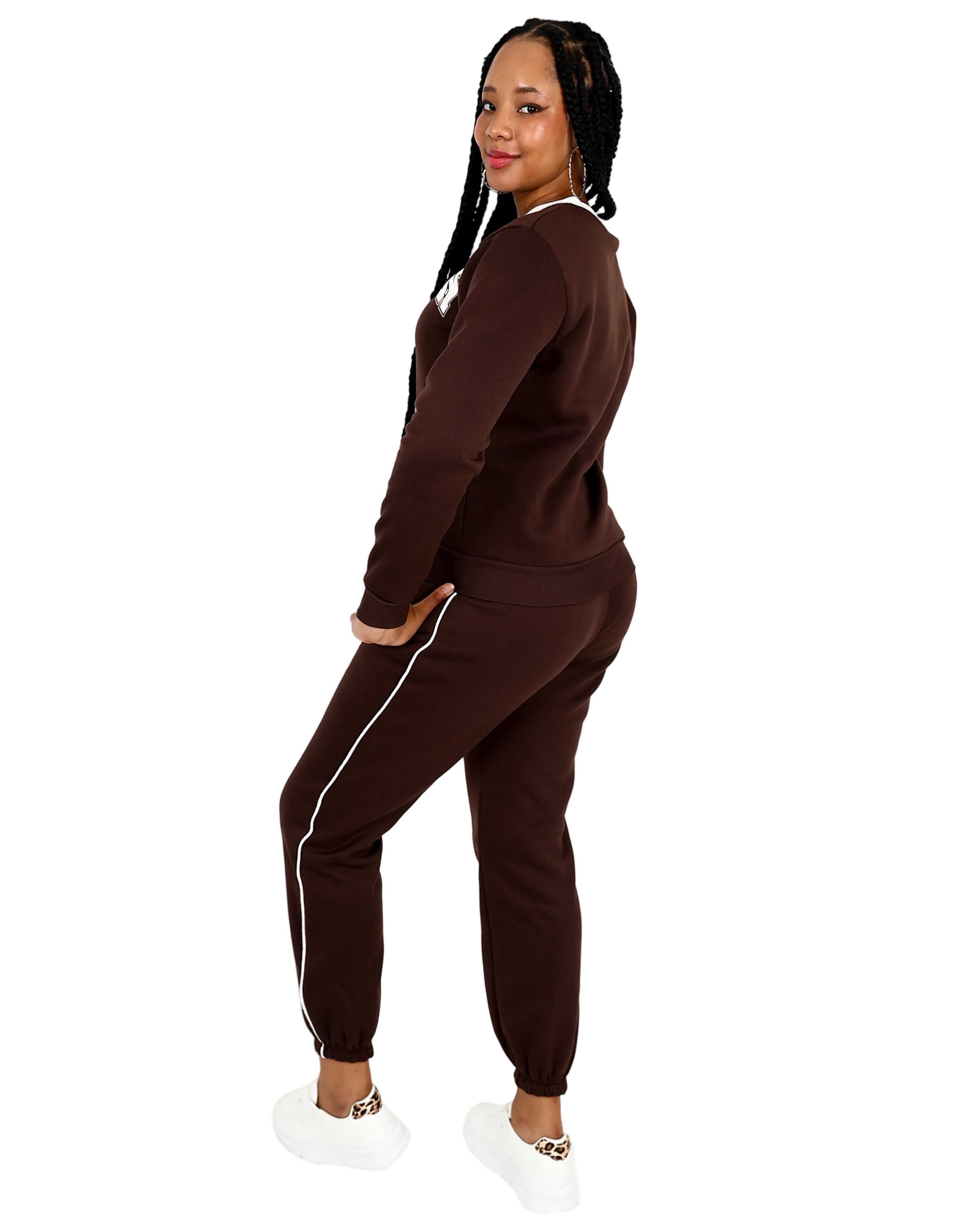 Chocolate Brooklyn Fleece Joggers