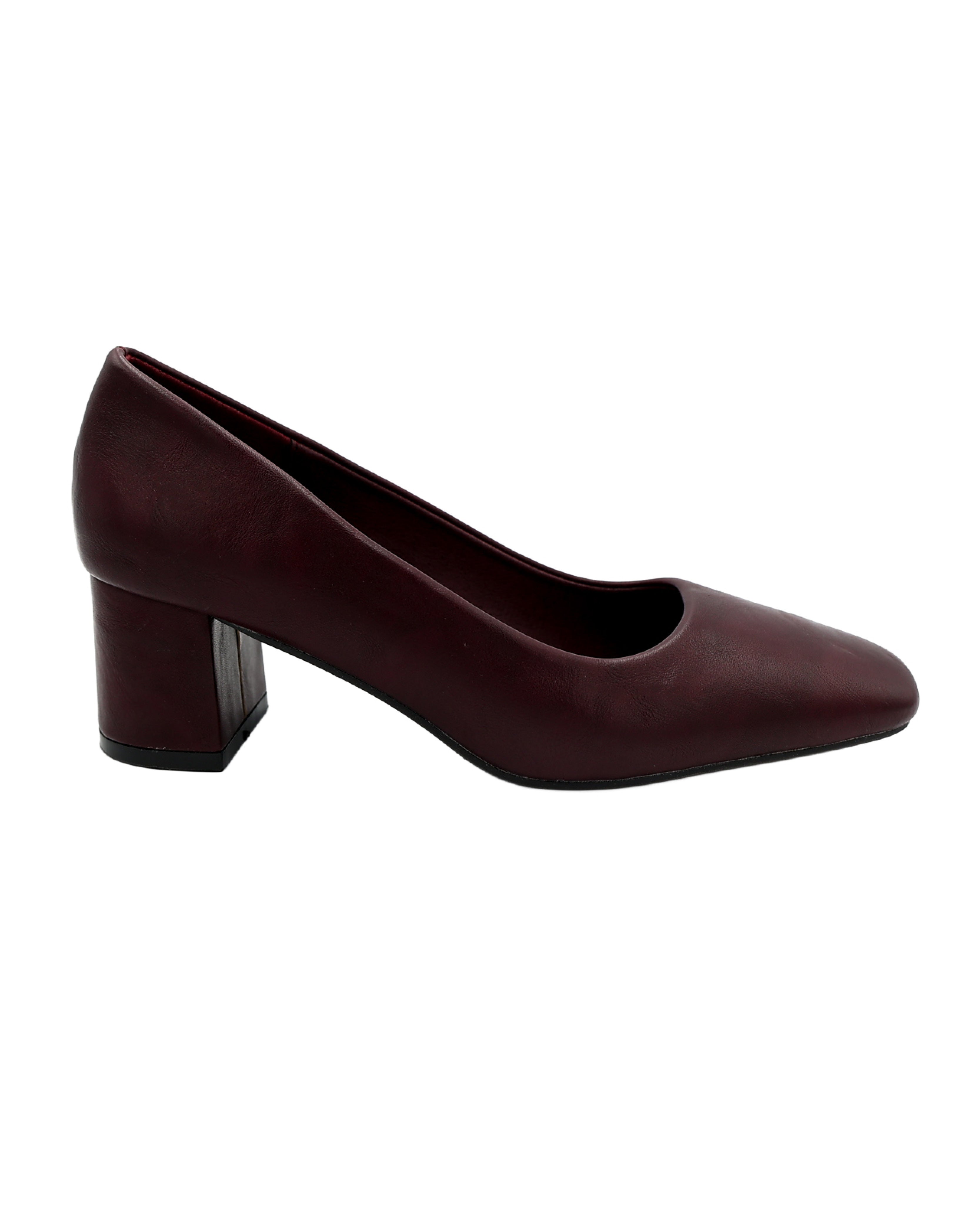 Burgundy Classic Court Shoe