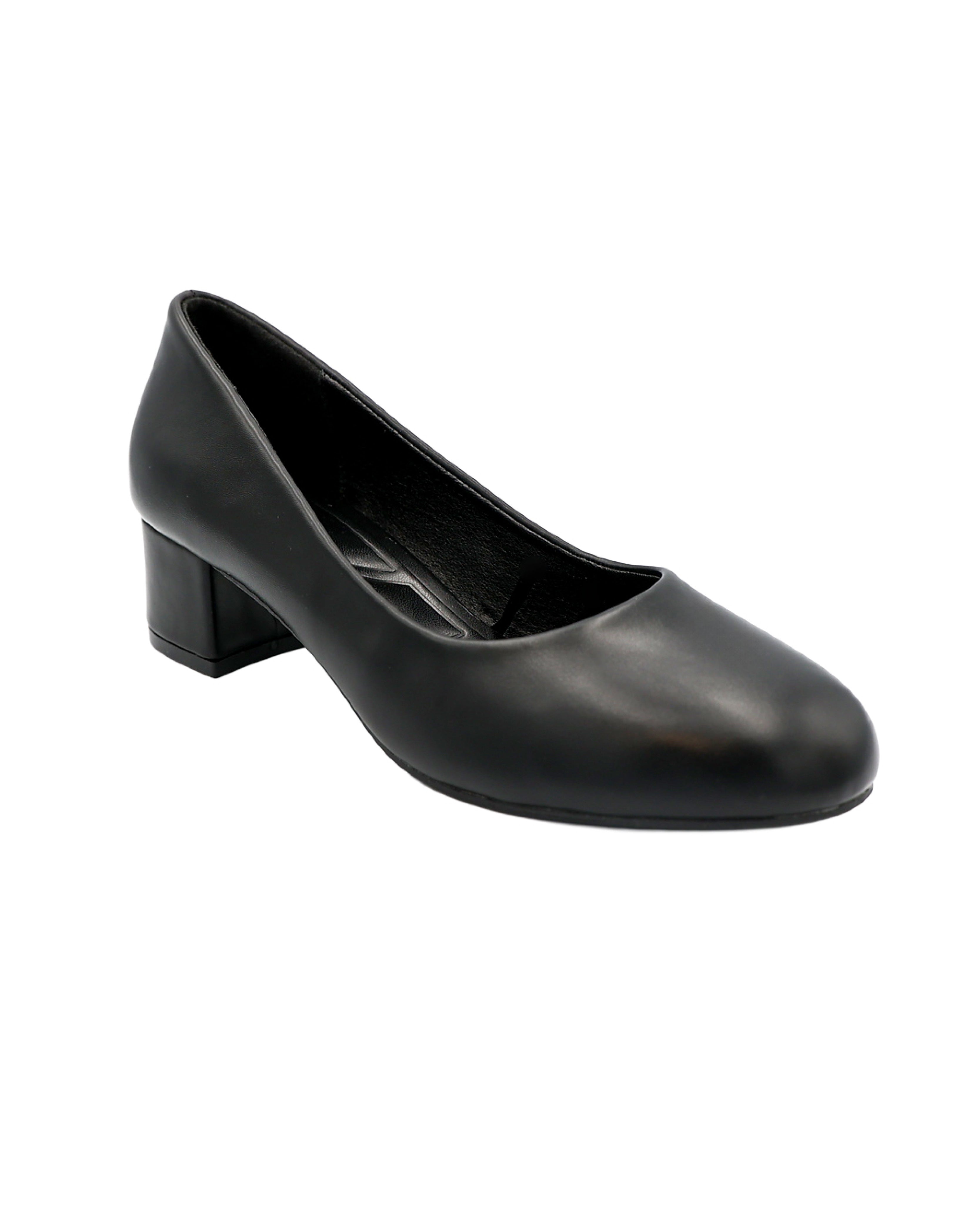 Black Classic Court Shoe