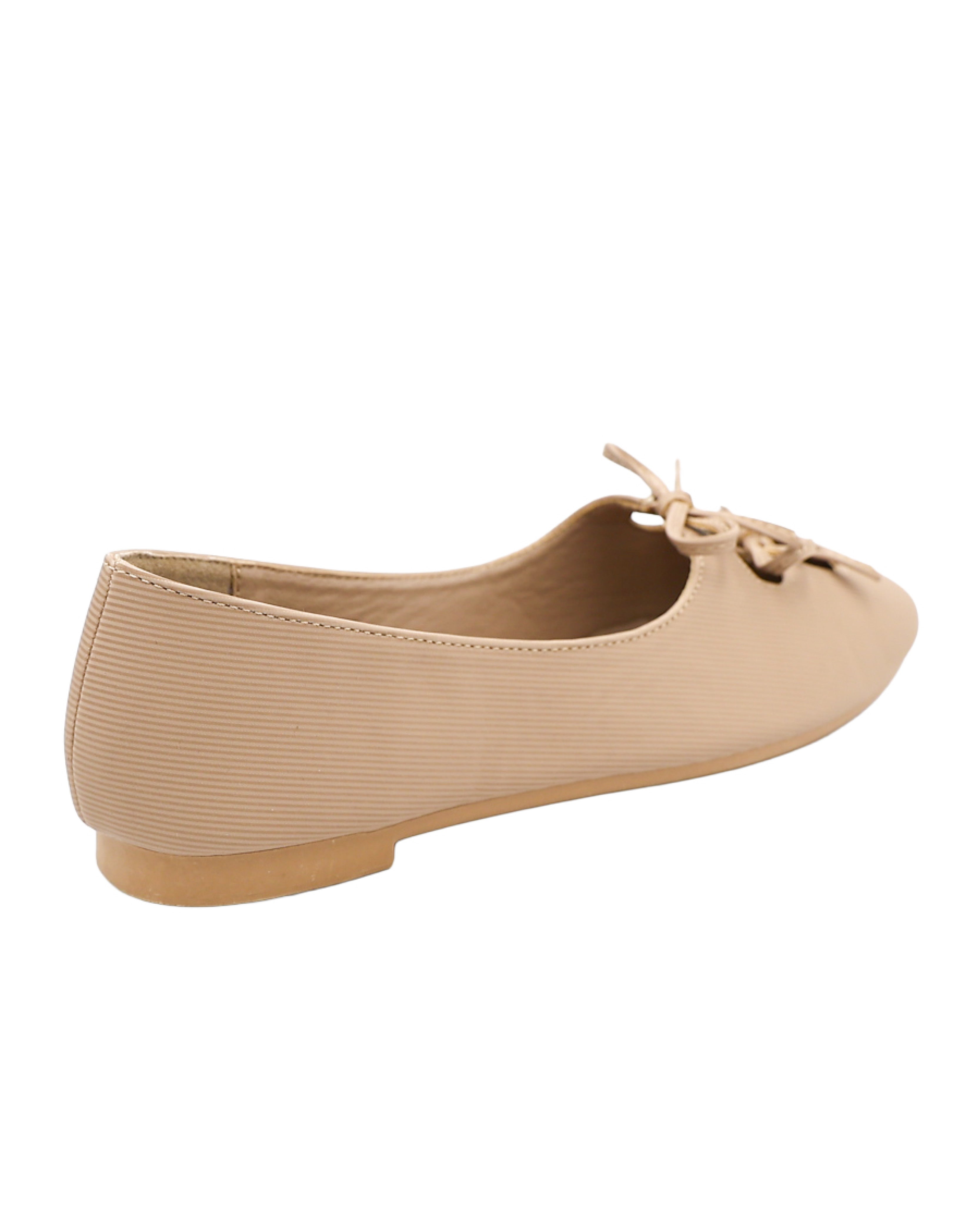 Taupe Double Bow Pumps