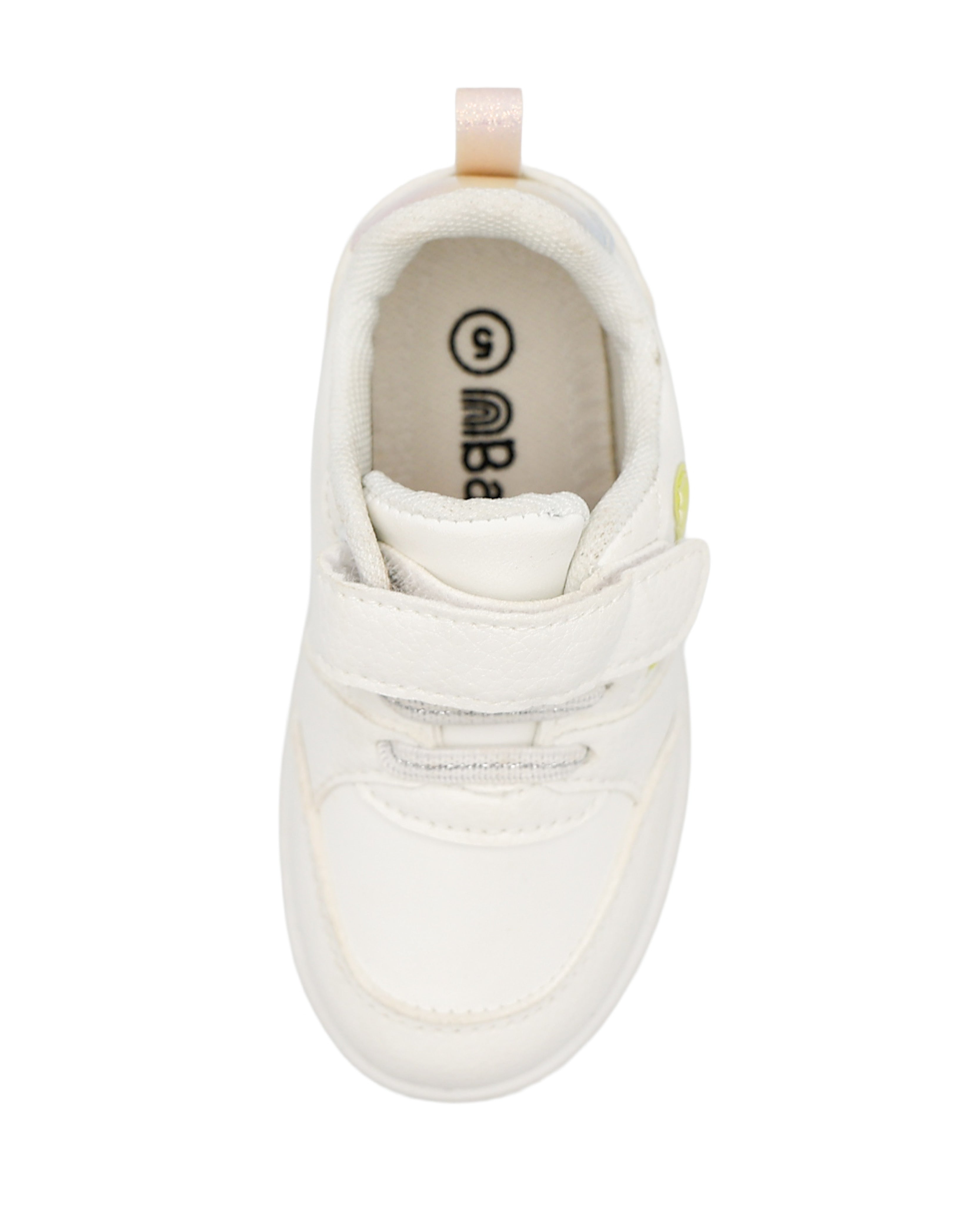 Girls Butterfly Appliqued Velcro Sneaker