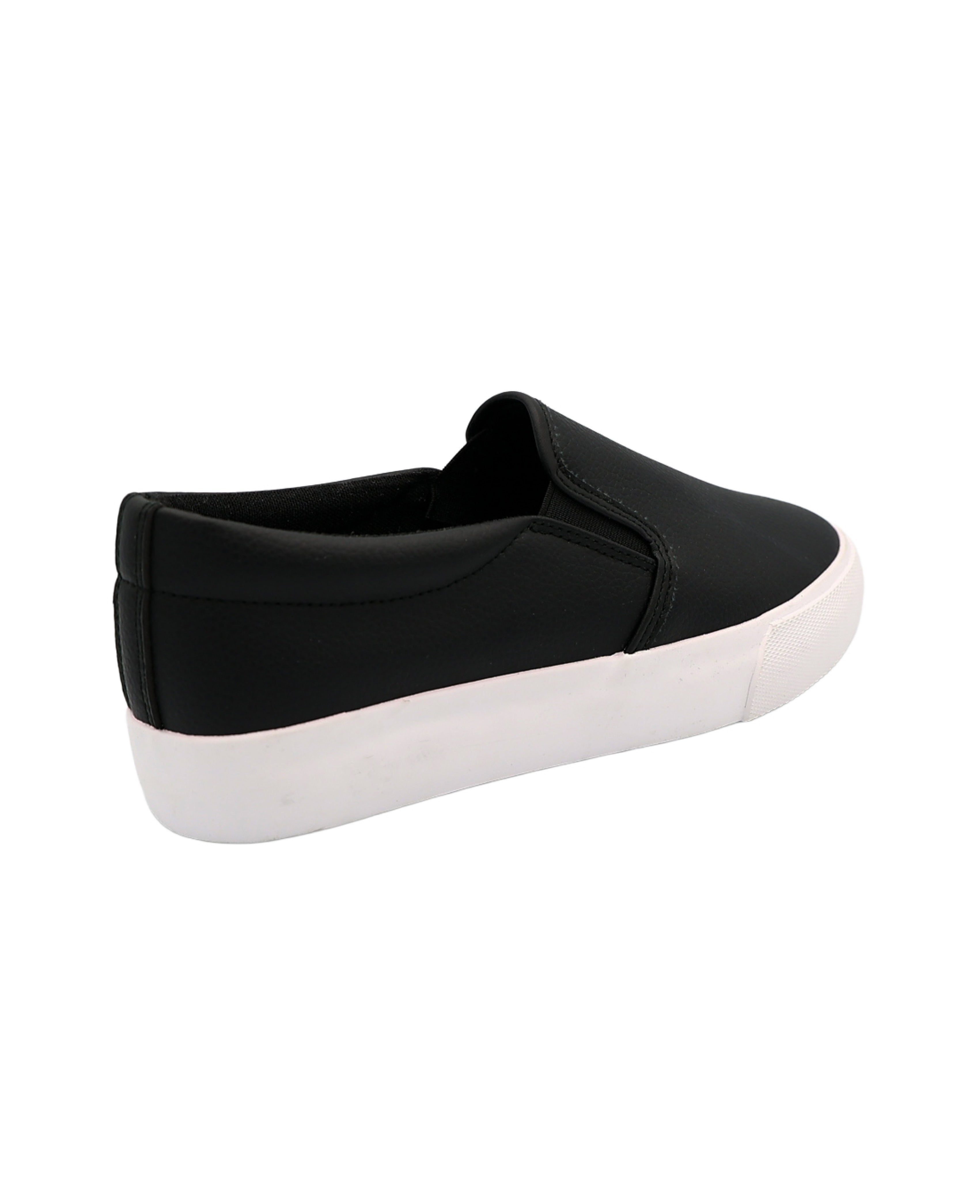 Black Gusset Slip-On Sneaker