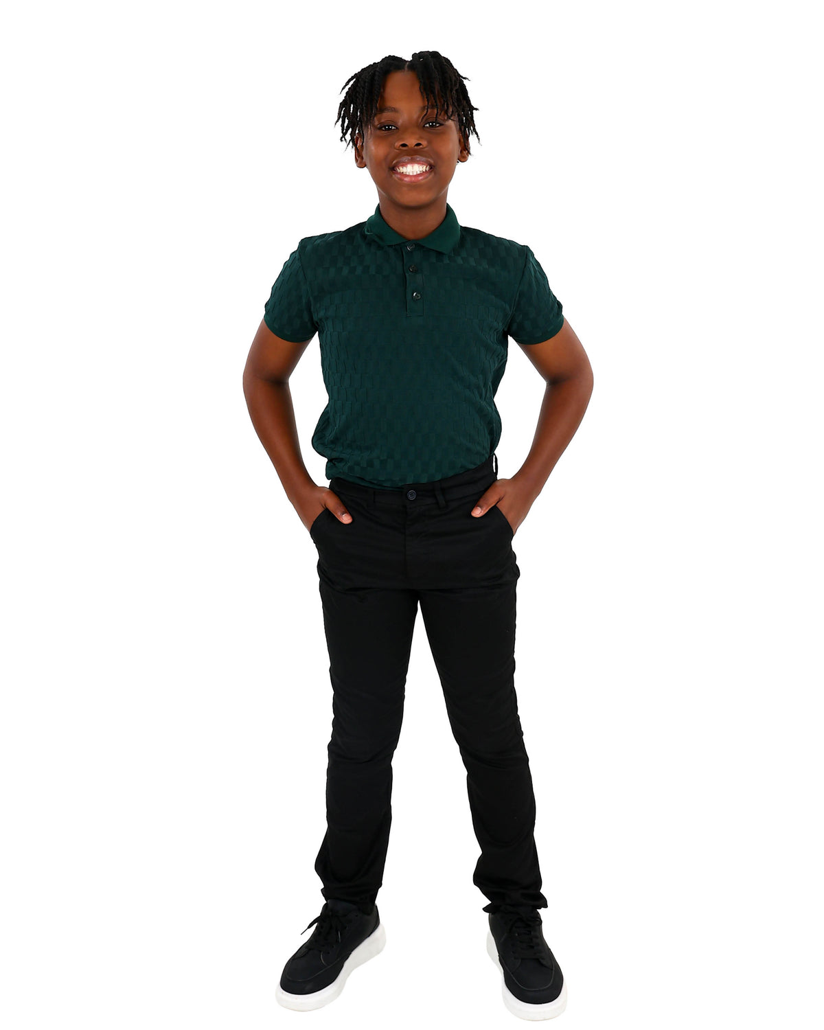 Black Slim Fit Fashion Chinos