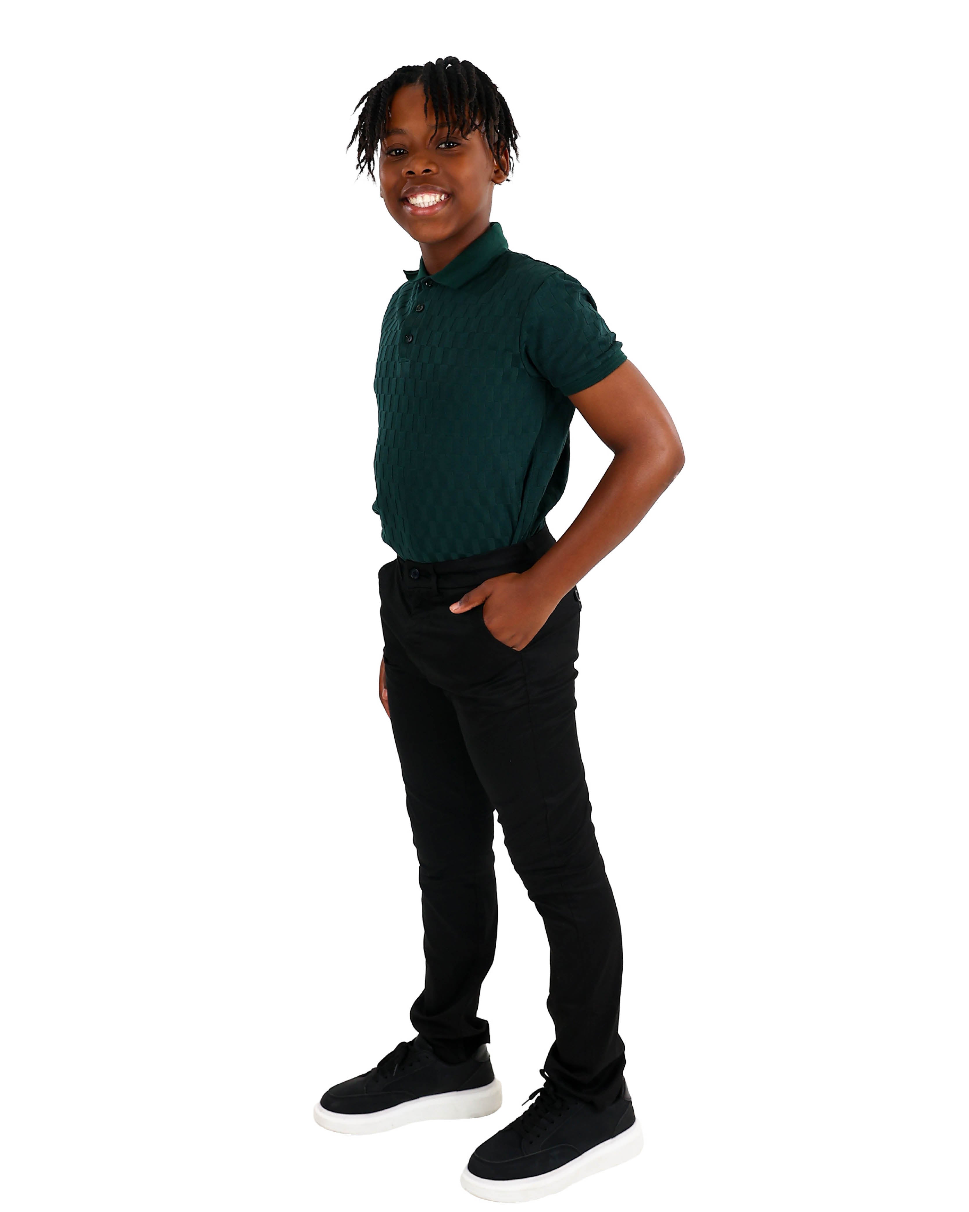 Black Slim Fit Fashion Chinos