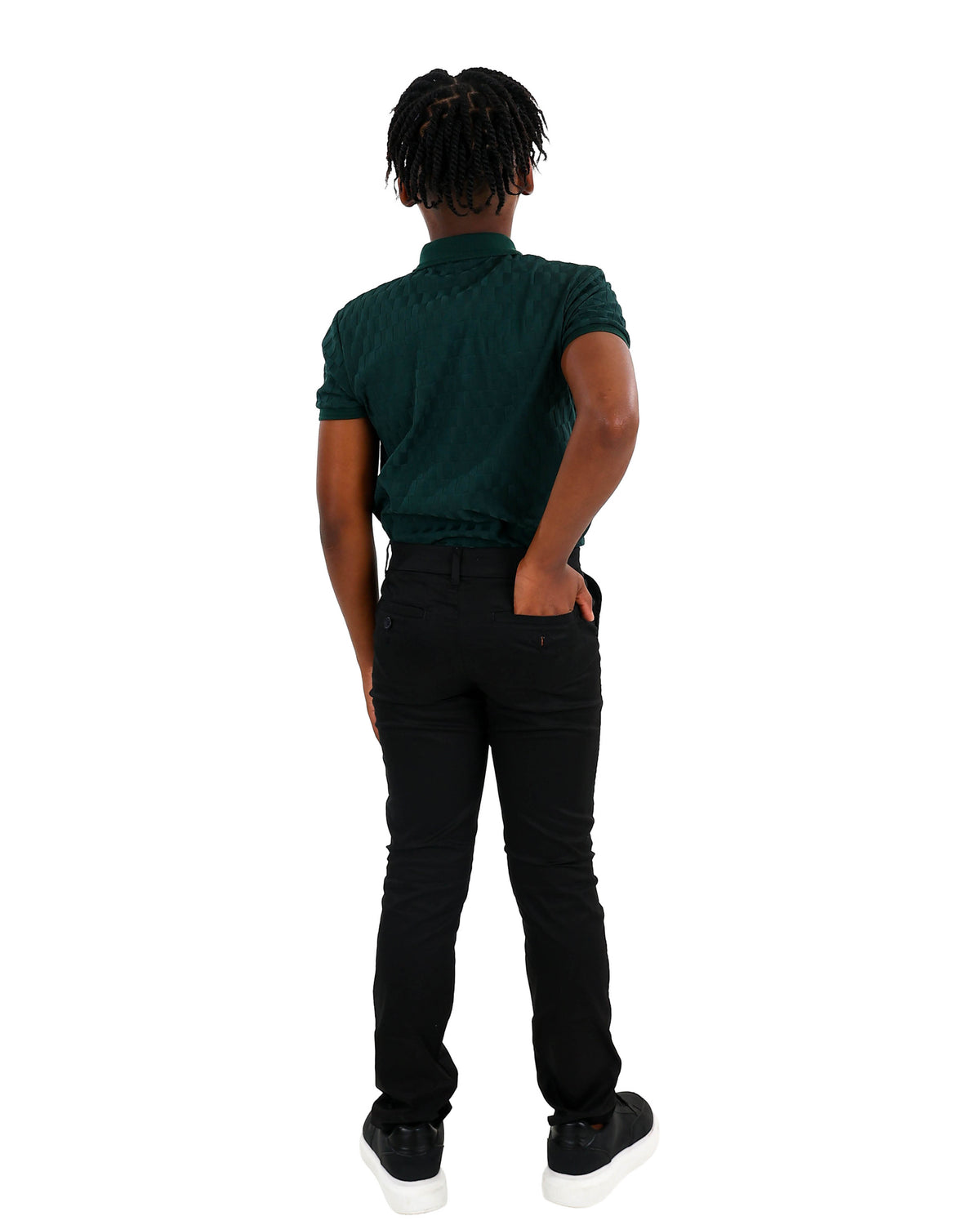 Black Slim Fit Fashion Chinos