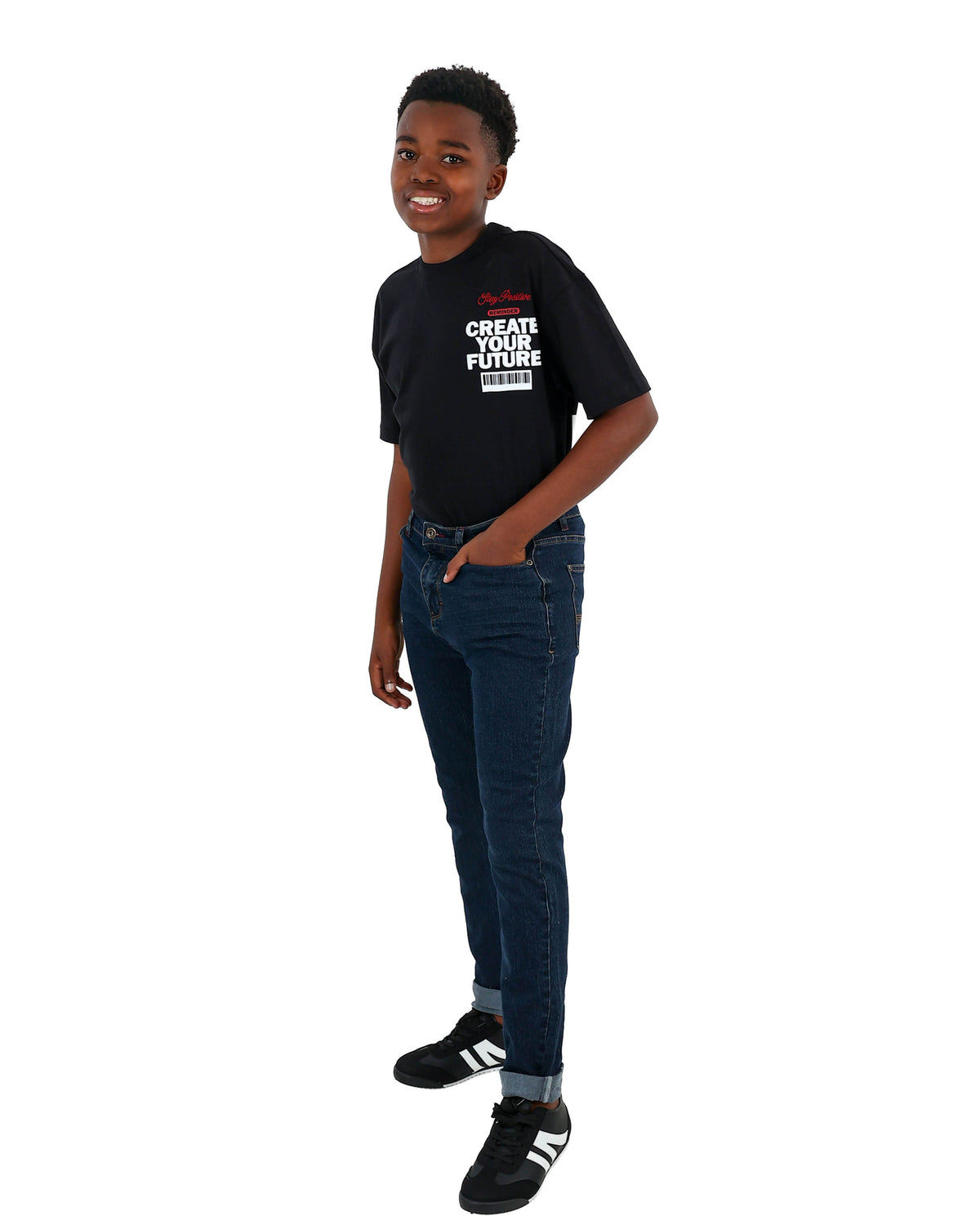Dark Indigo Crease Detail Jeans