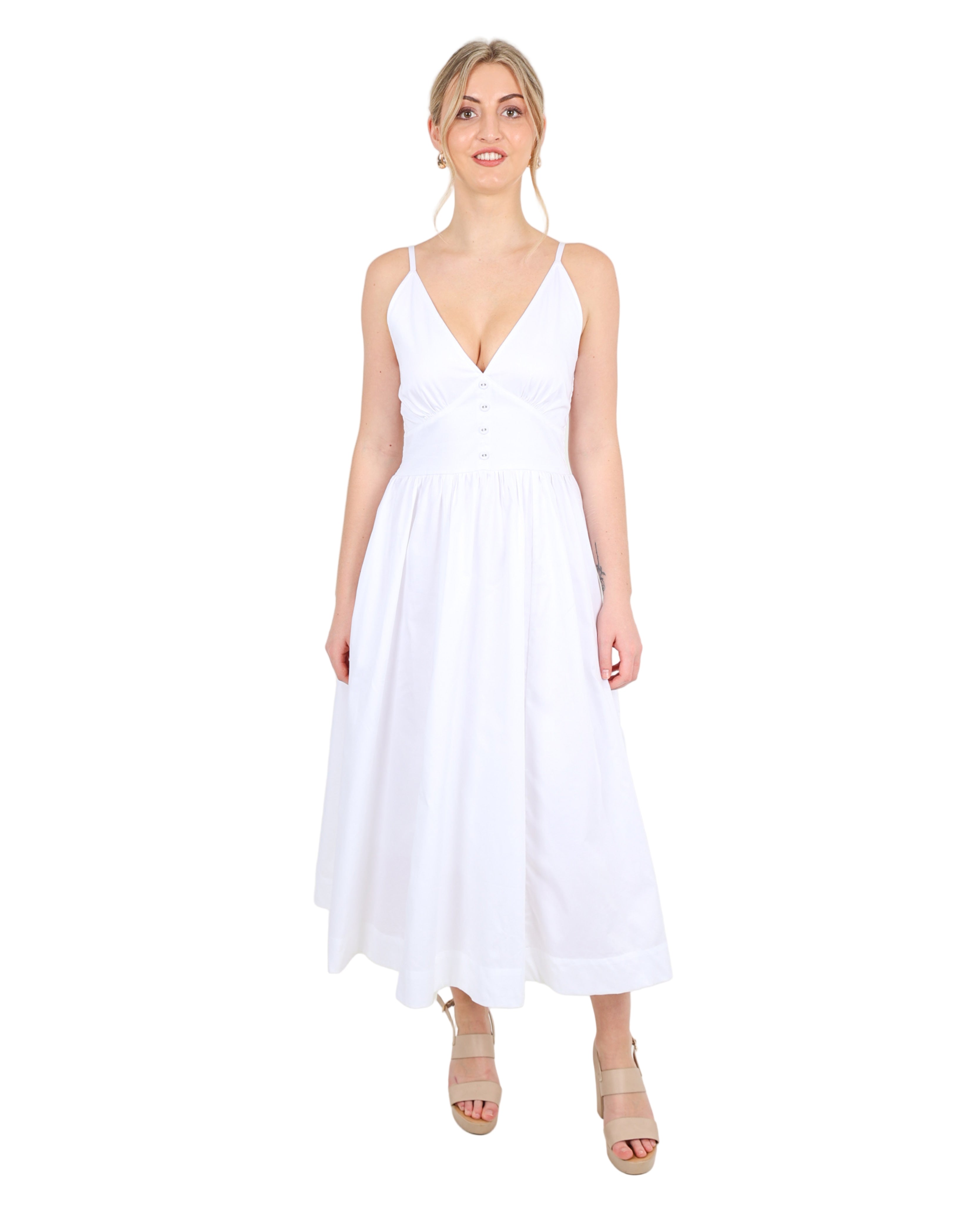 Strappy Daydreamer Cotton Maxi Dress