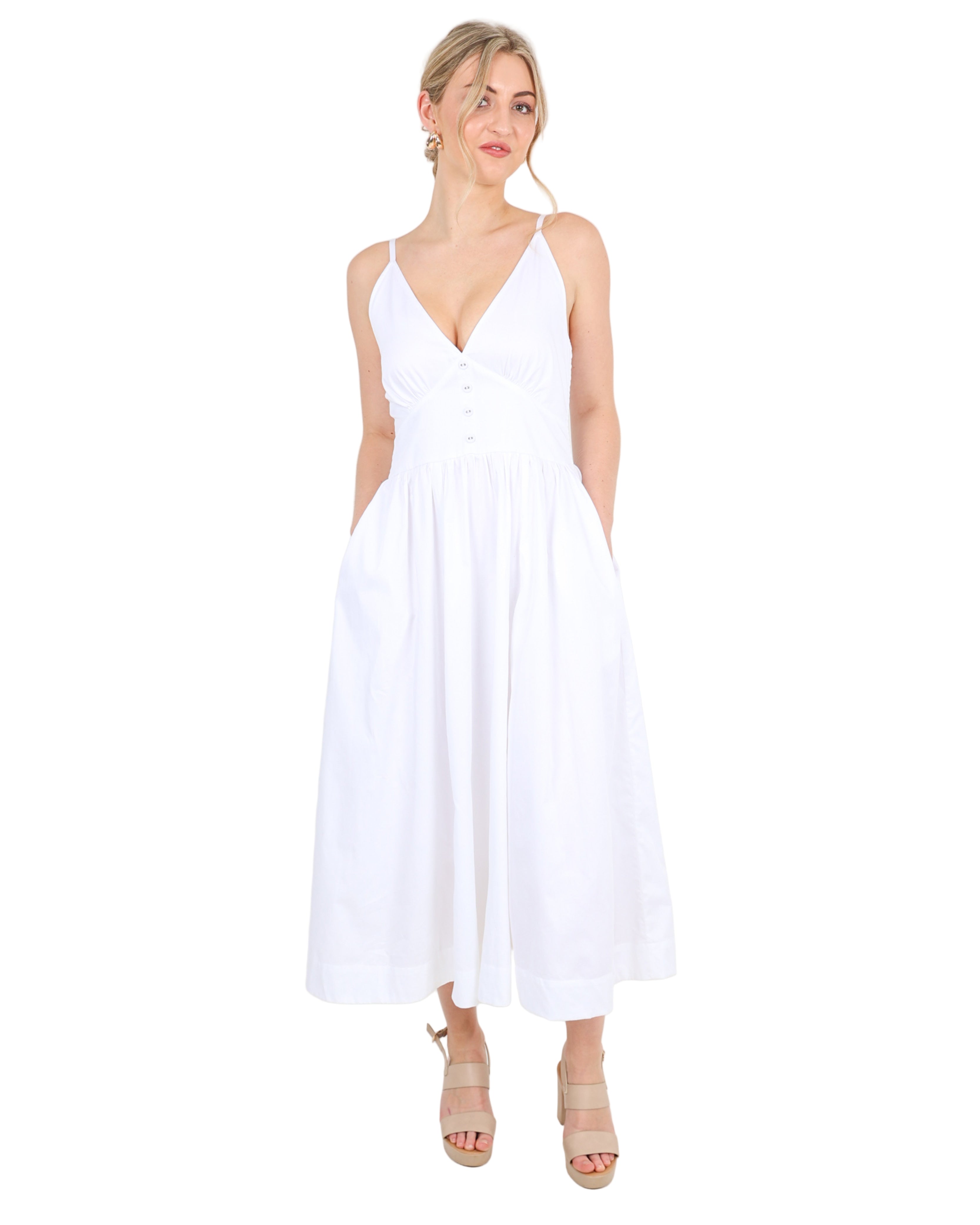 Strappy Daydreamer Cotton Maxi Dress