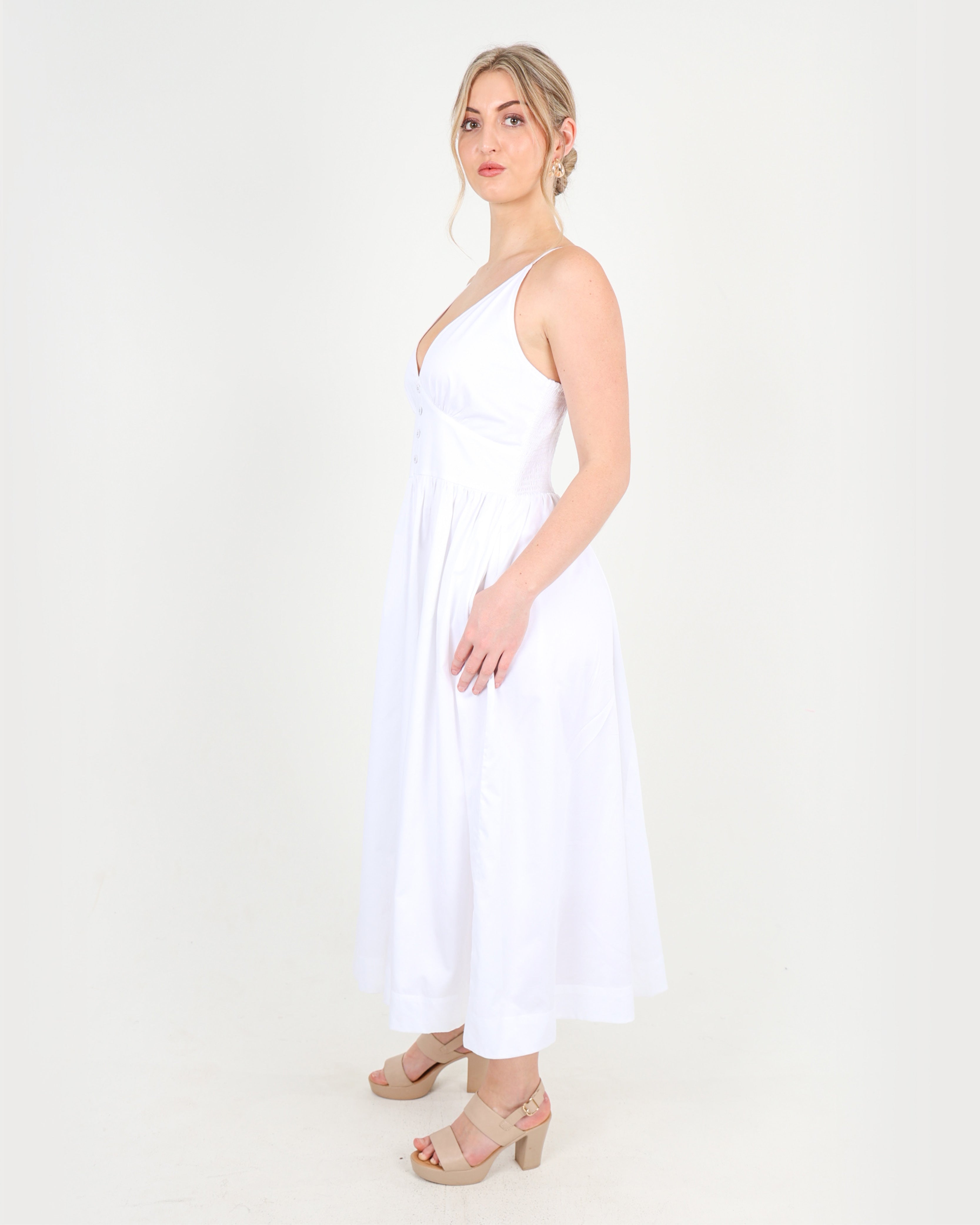 Strappy Daydreamer Cotton Maxi Dress