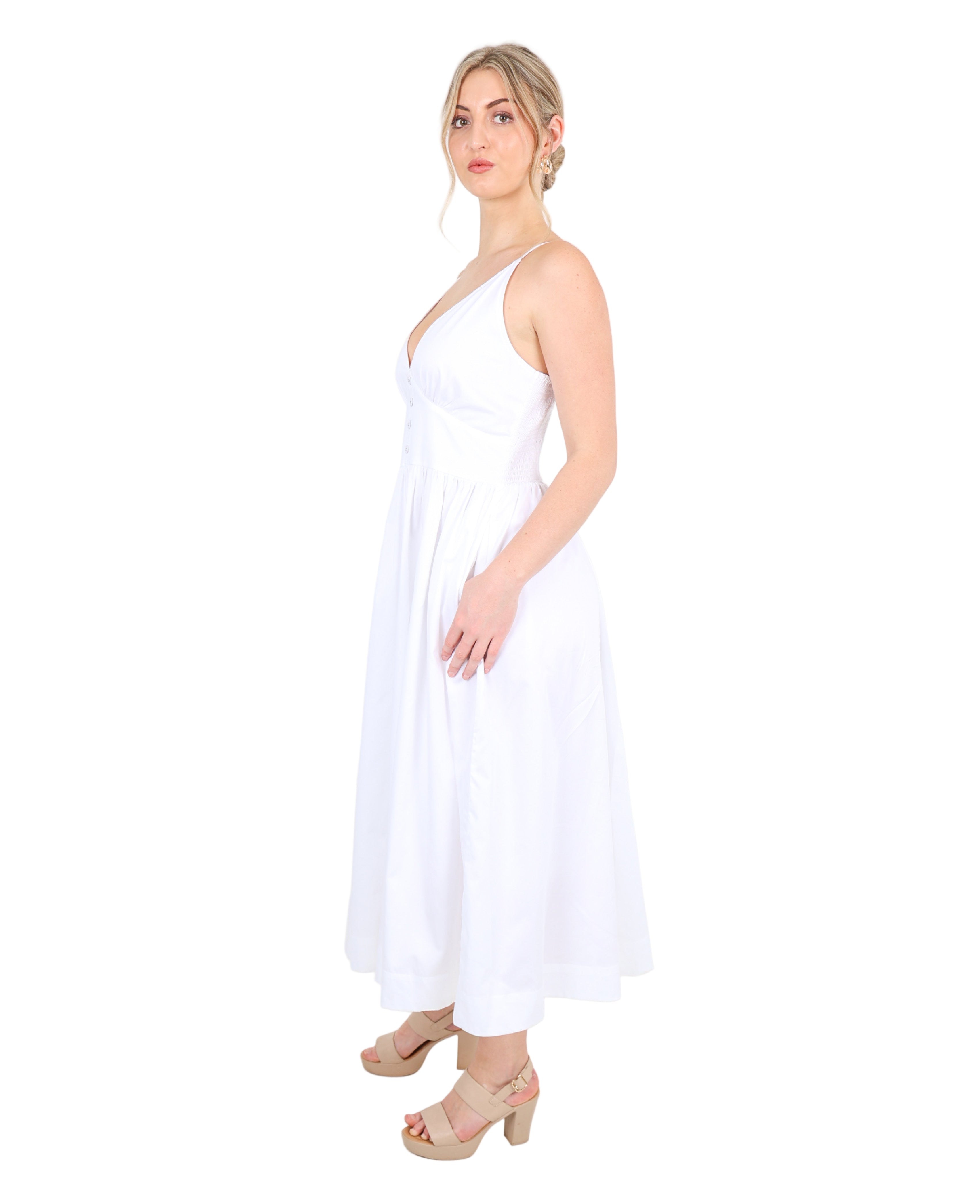 Strappy Daydreamer Cotton Maxi Dress