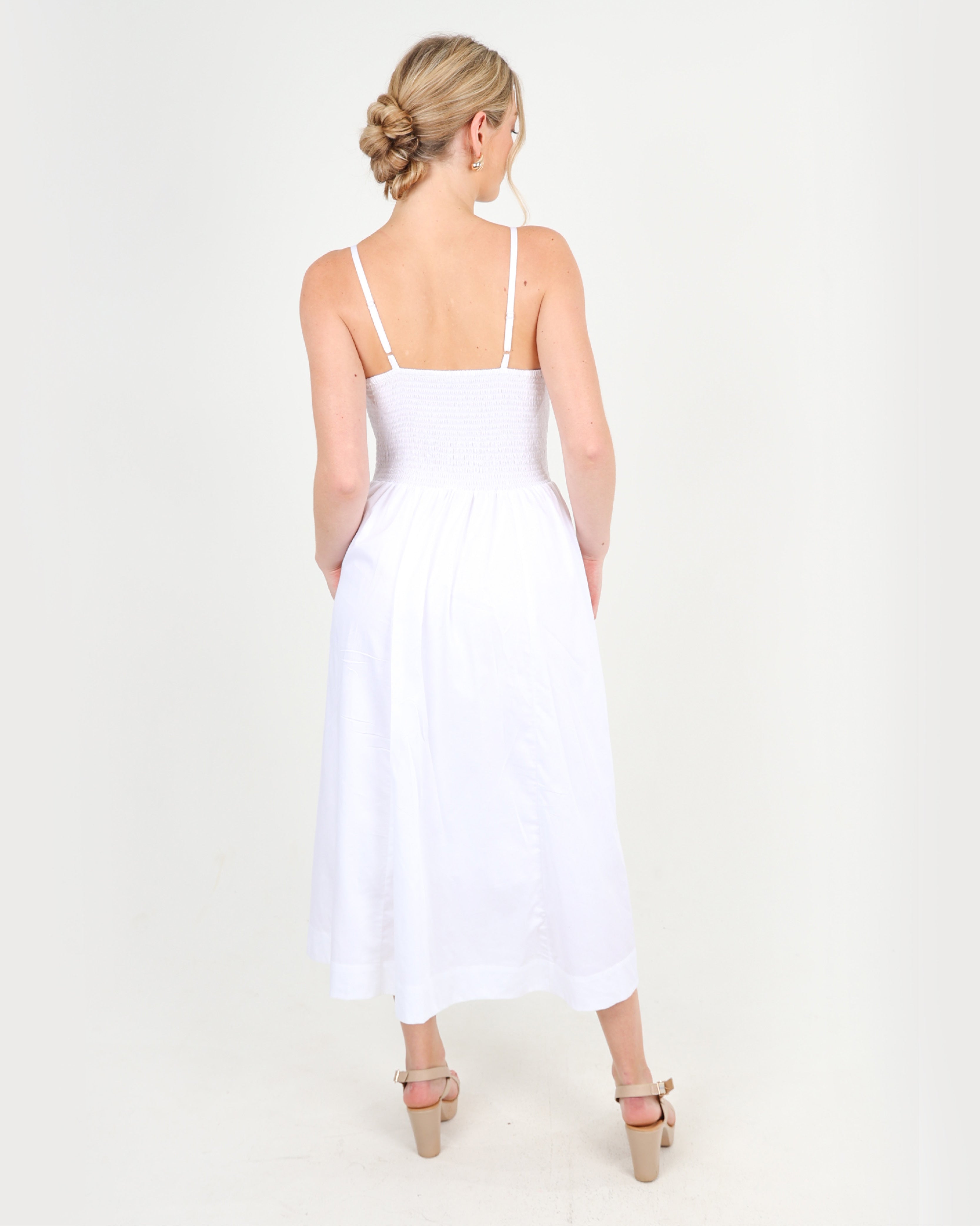 Strappy Daydreamer Cotton Maxi Dress