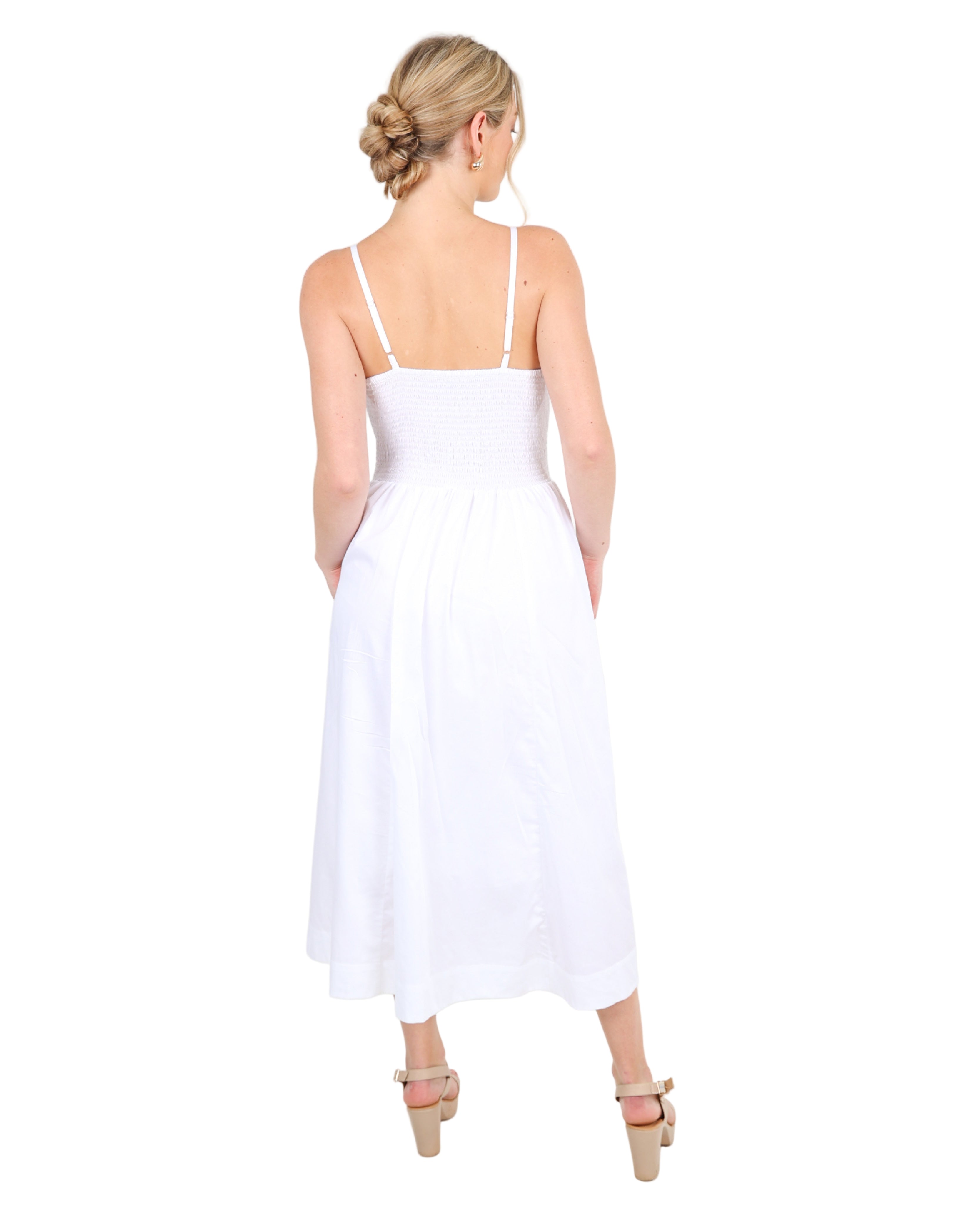 Strappy Daydreamer Cotton Maxi Dress
