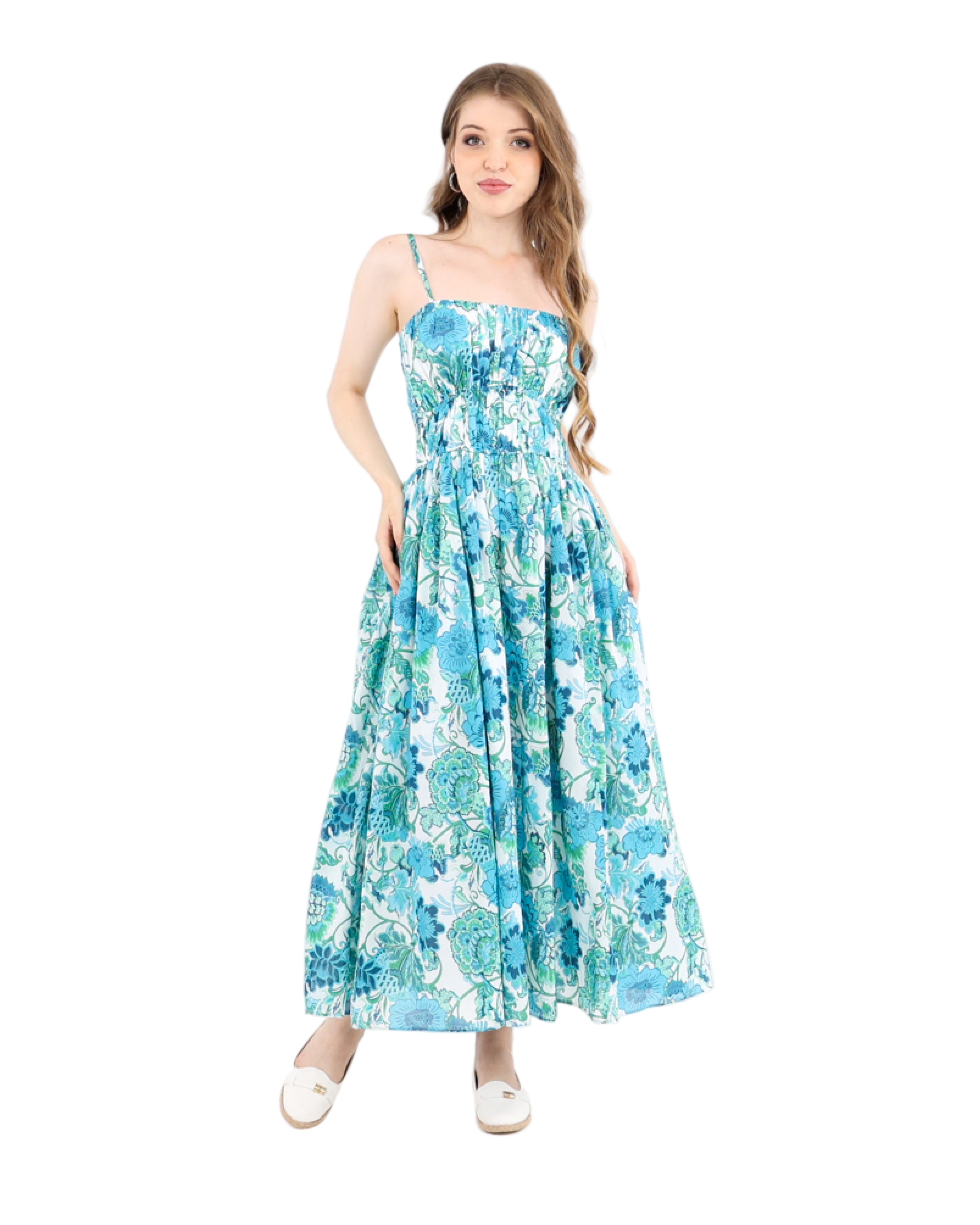 The Cambria Cotton Maxi Dress