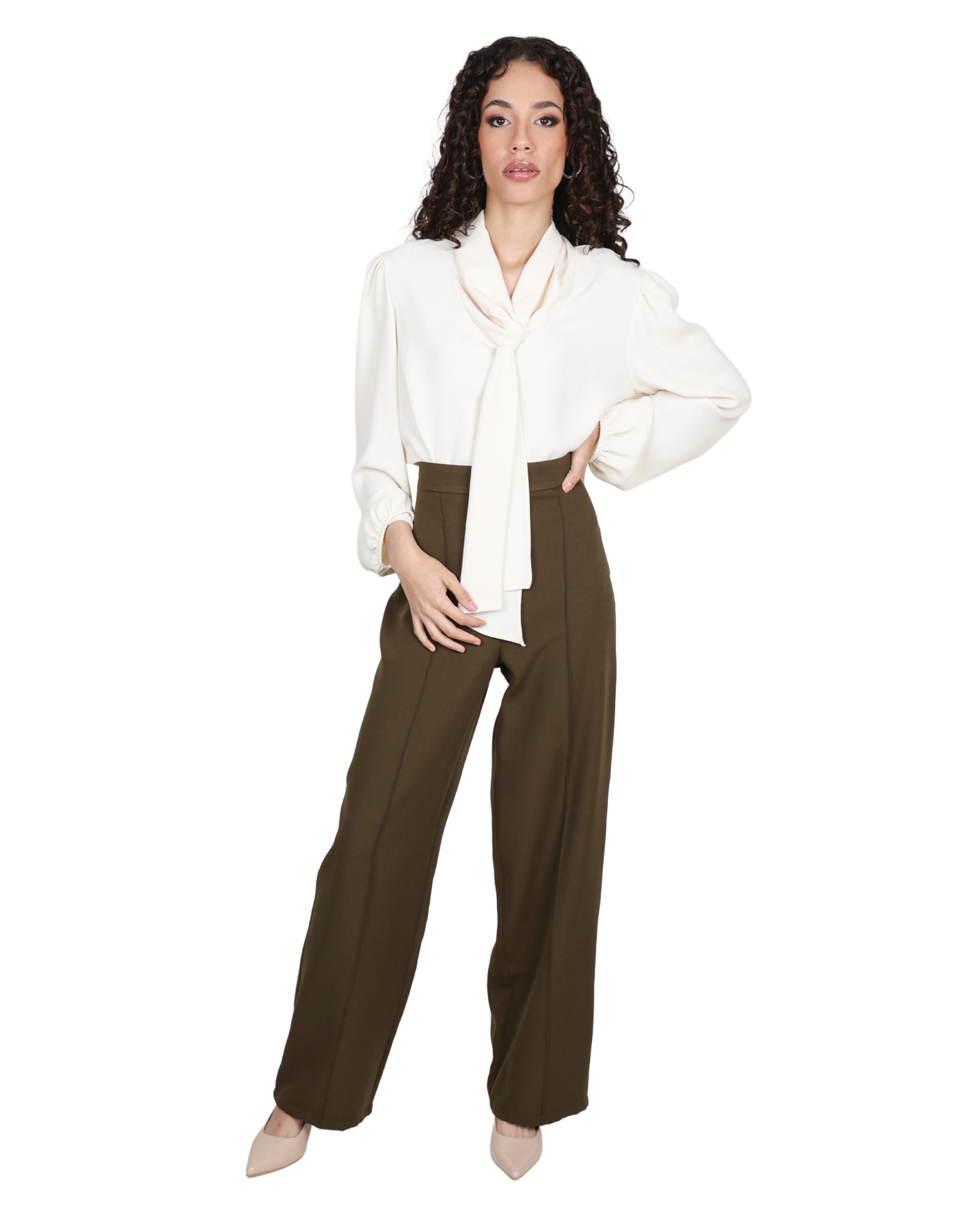 Pin Tuck Formal Pants